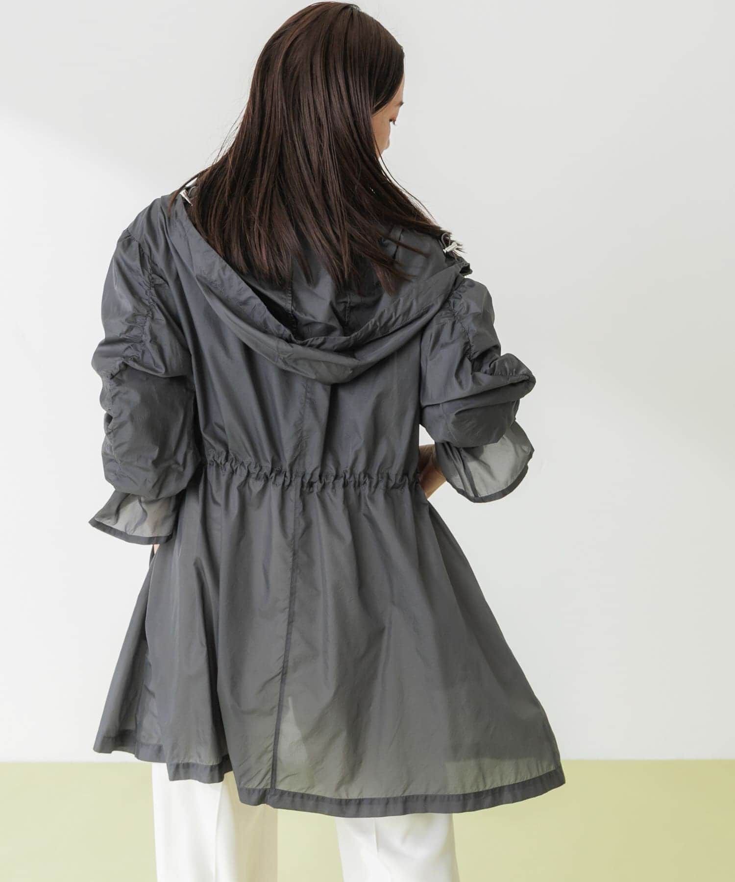 Sonny Label 「SLAB Sheer Blouson」|ノーカラーコート|