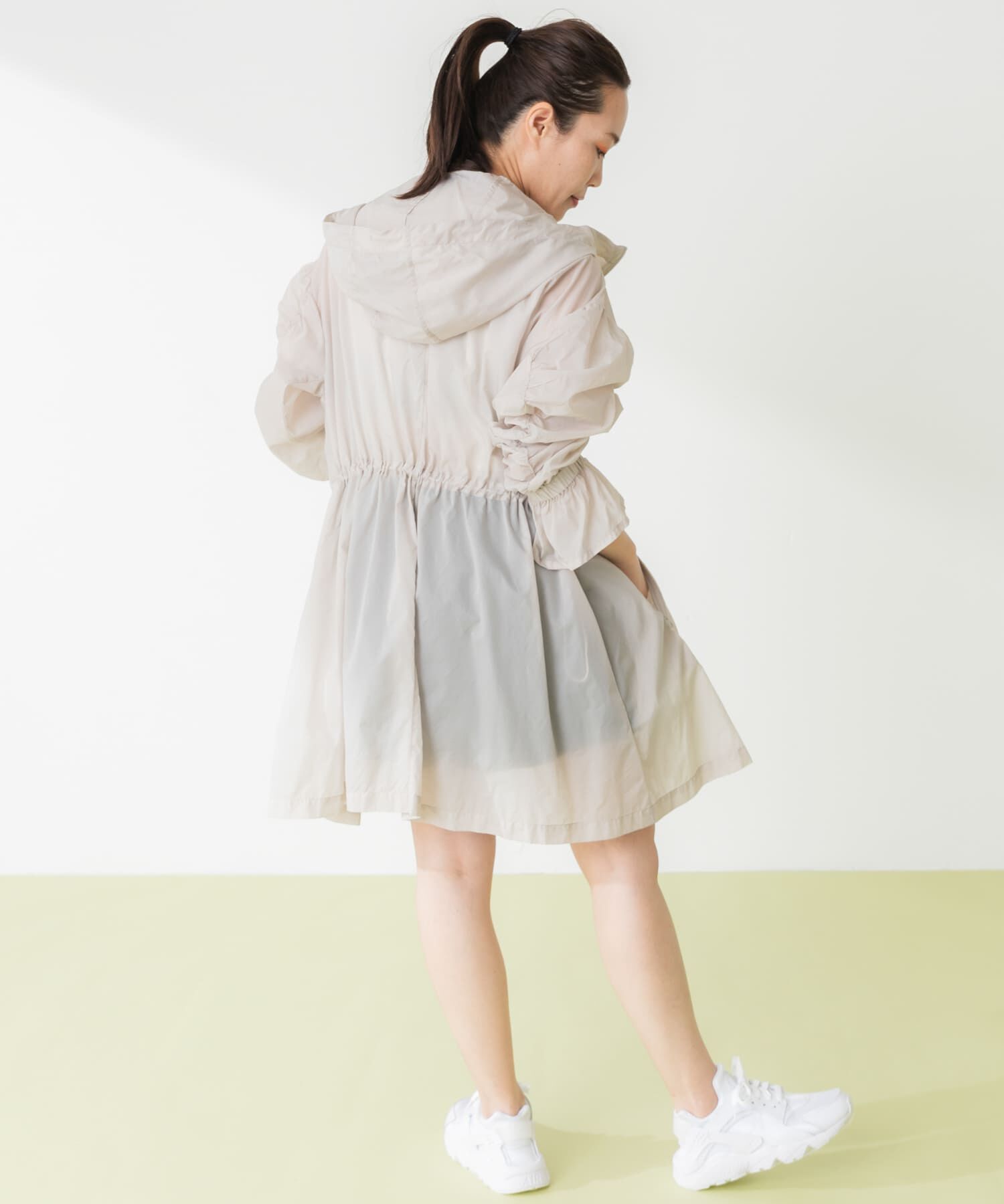 Sonny Label 「SLAB Sheer Blouson」|ノーカラーコート|