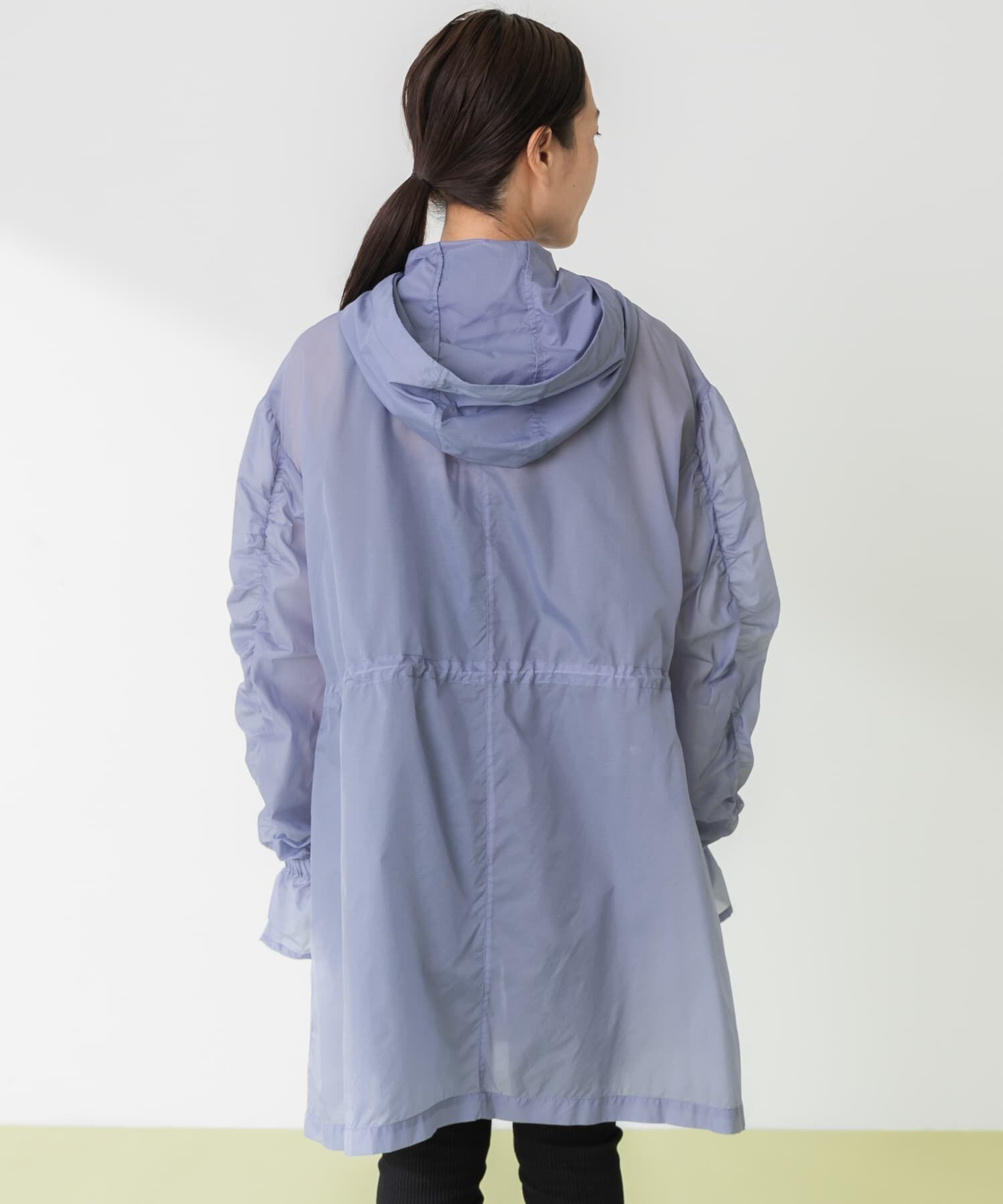 Sonny Label 「SLAB Sheer Blouson」|ノーカラーコート|