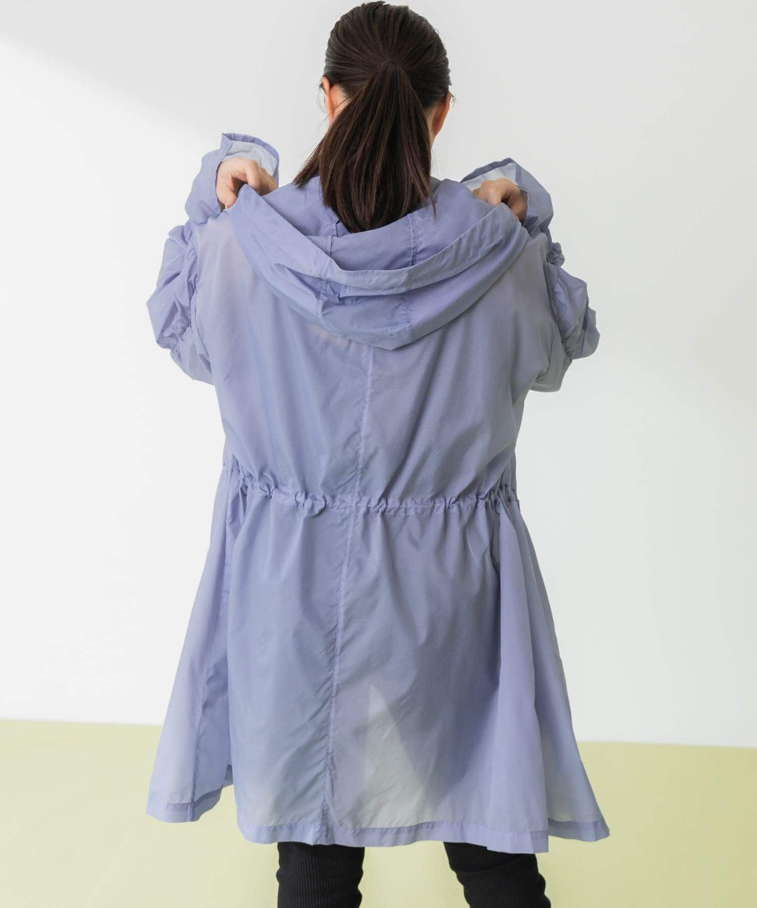 Sonny Label 「SLAB Sheer Blouson」|ノーカラーコート|