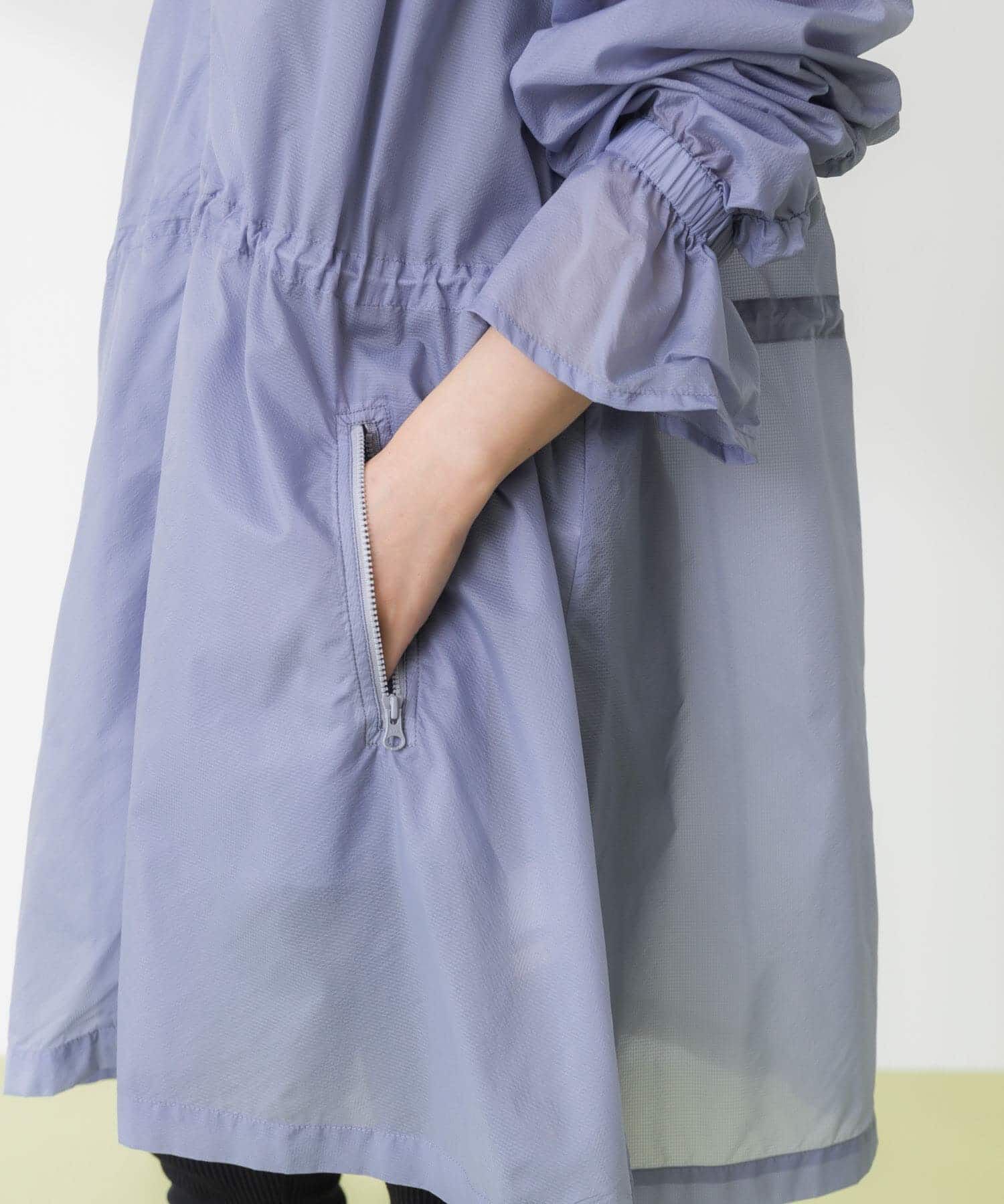 Sonny Label 「SLAB Sheer Blouson」|ノーカラーコート|