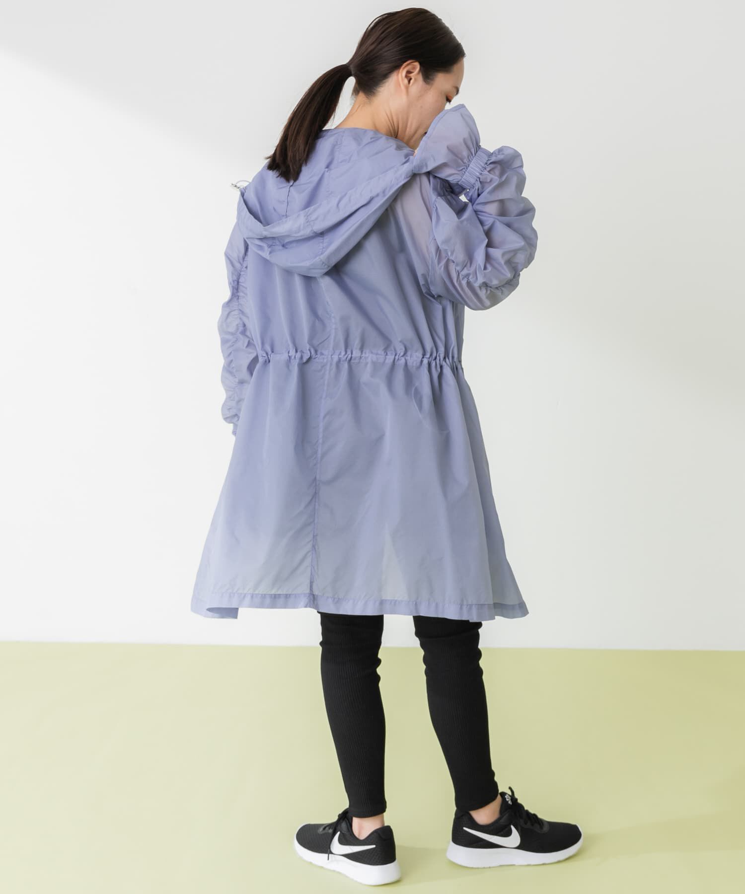 Sonny Label 「SLAB Sheer Blouson」|ノーカラーコート|