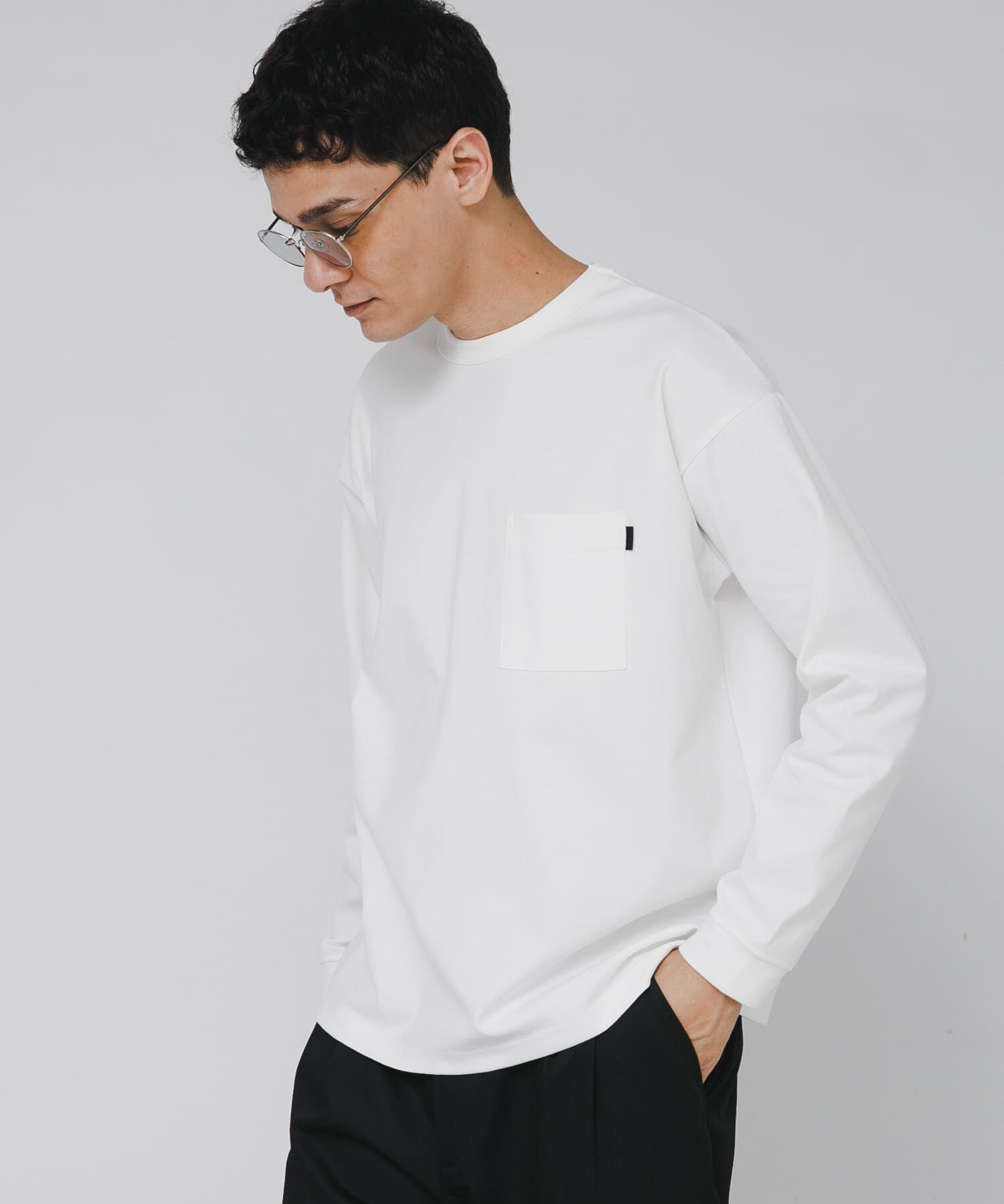 Sonny Label 「ポンチポケット付ロングスリーブTシャツ」|Tシャツ・カットソー|