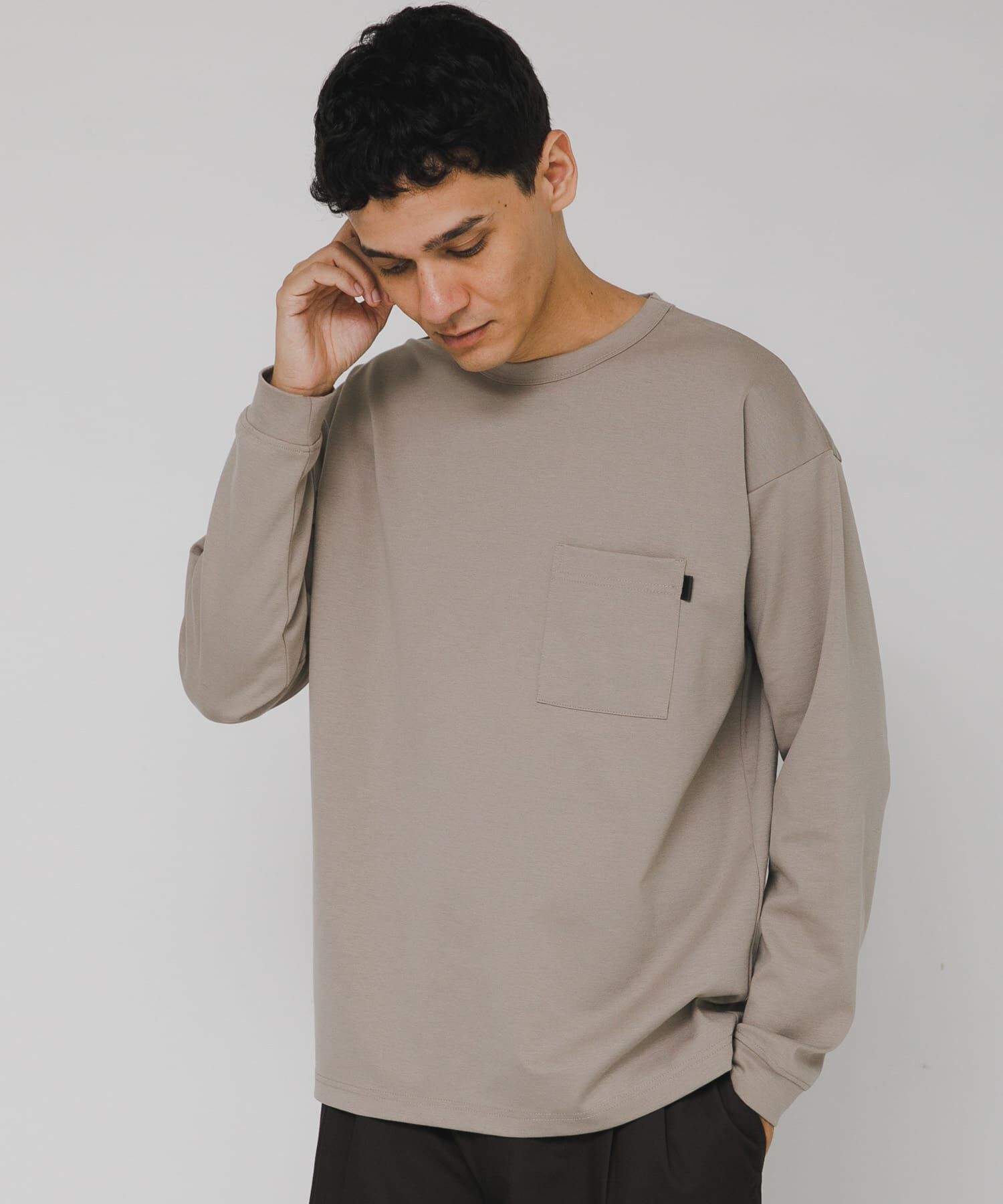 Sonny Label 「ポンチポケット付ロングスリーブTシャツ」|Tシャツ・カットソー|