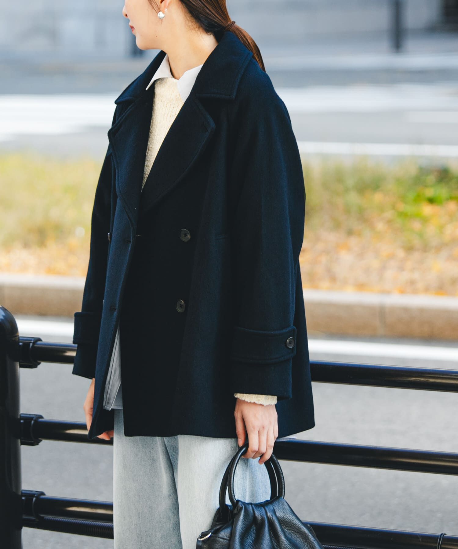 URBAN RESEARCH「スーパー100メルトンPコート」|ピーコート|