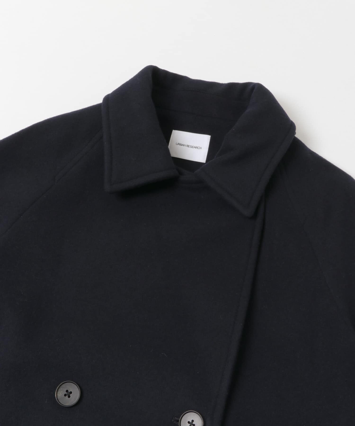 URBAN RESEARCH「スーパー100メルトンPコート」|ピーコート|