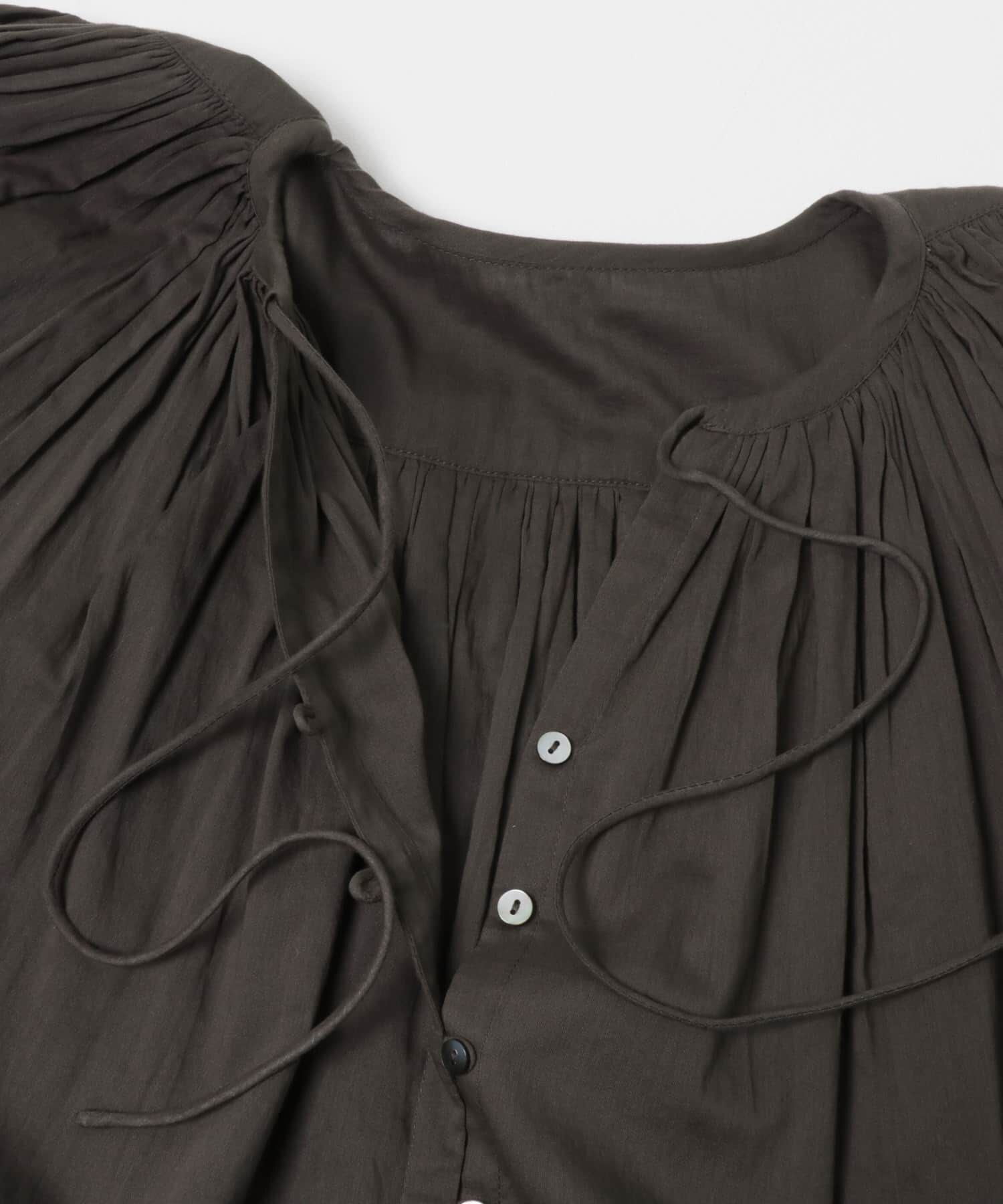 URBAN RESEARCH「コットンボイルギャザーショートブラウス」|シャツ・ブラウス|