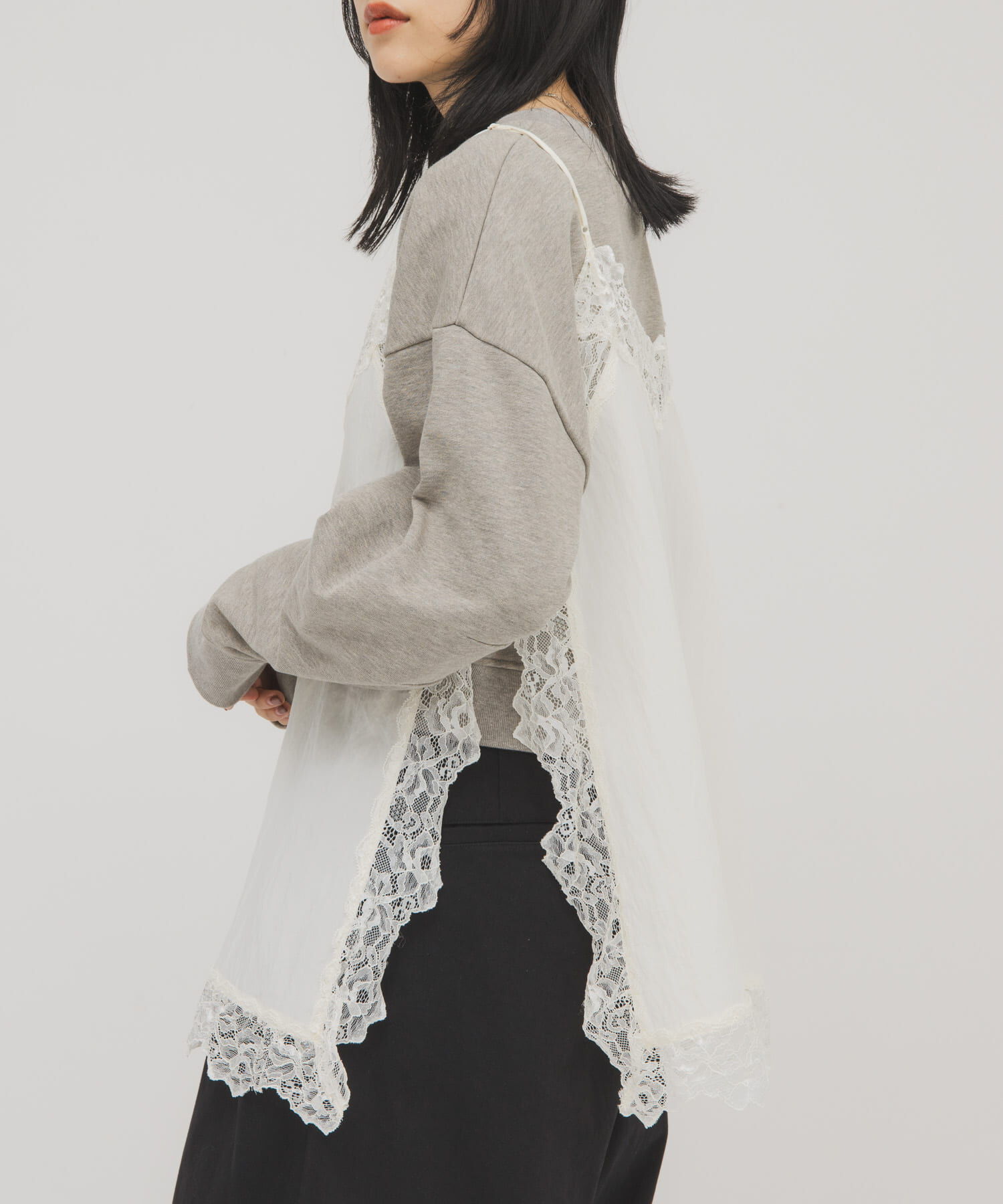  「ヴィンテージライクレースキャミソール」|キャミソール|