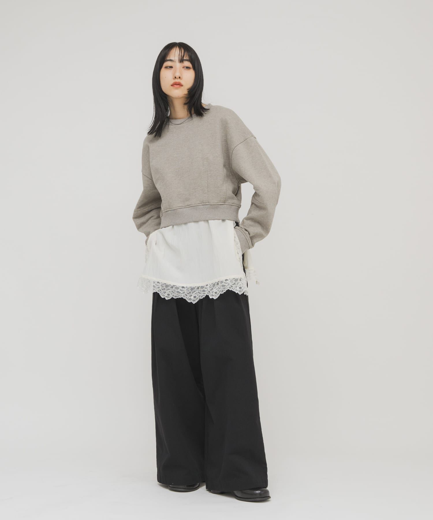  「ヴィンテージライクレースキャミソール」|キャミソール|