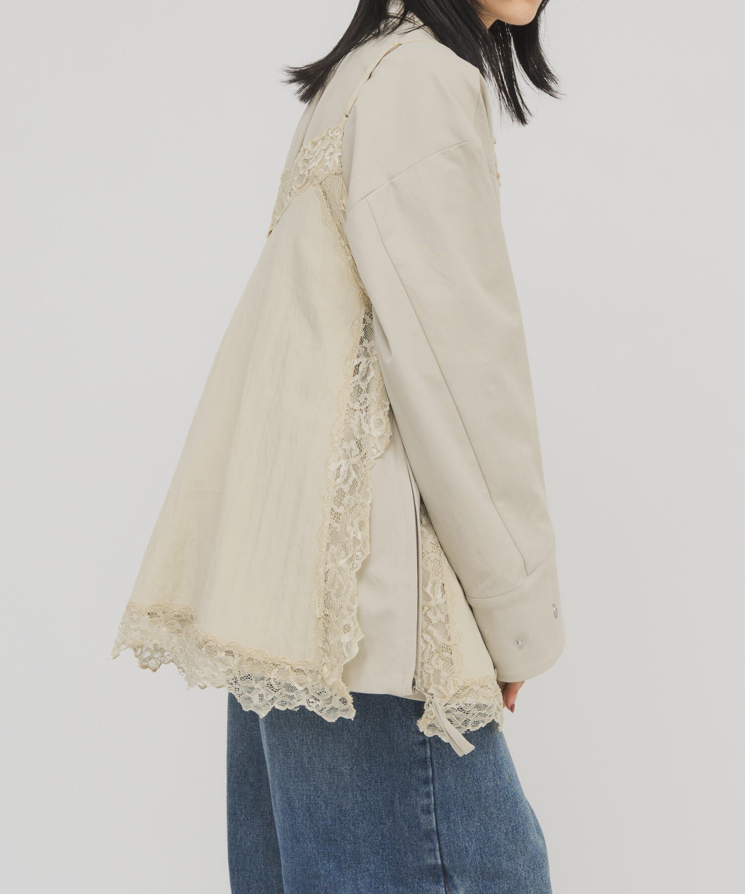  「ヴィンテージライクレースキャミソール」|キャミソール|