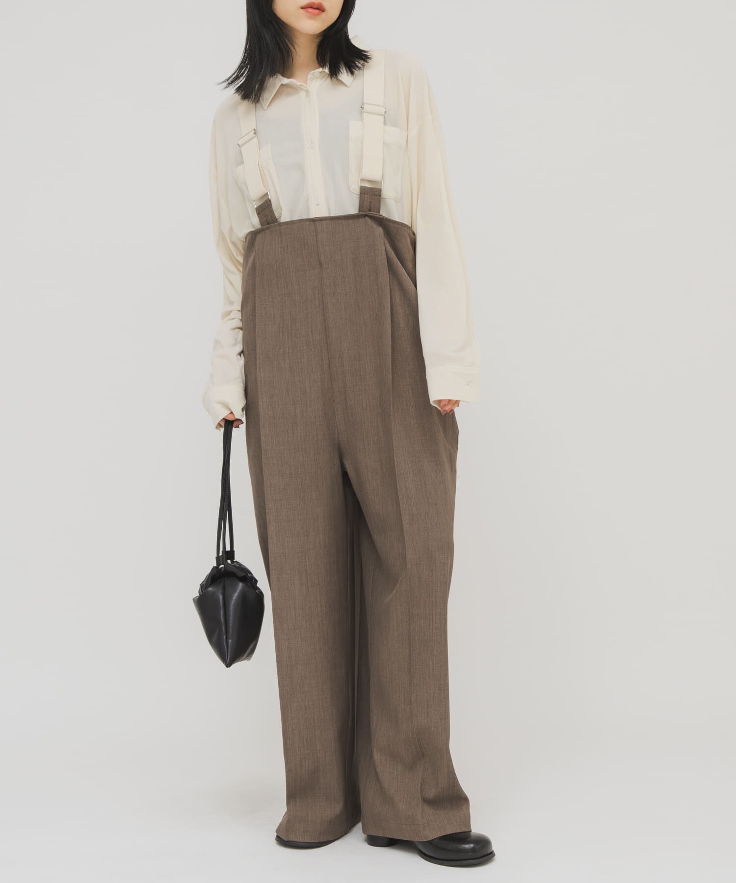  「BACKタックサスペンダーパンツ」|その他|