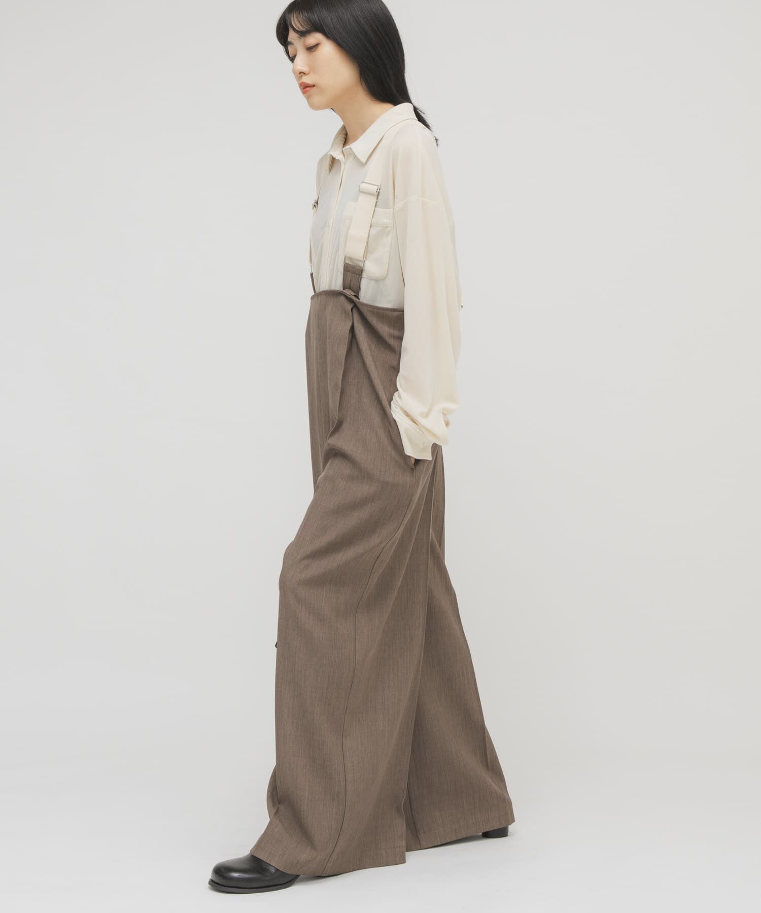  「BACKタックサスペンダーパンツ」|その他|