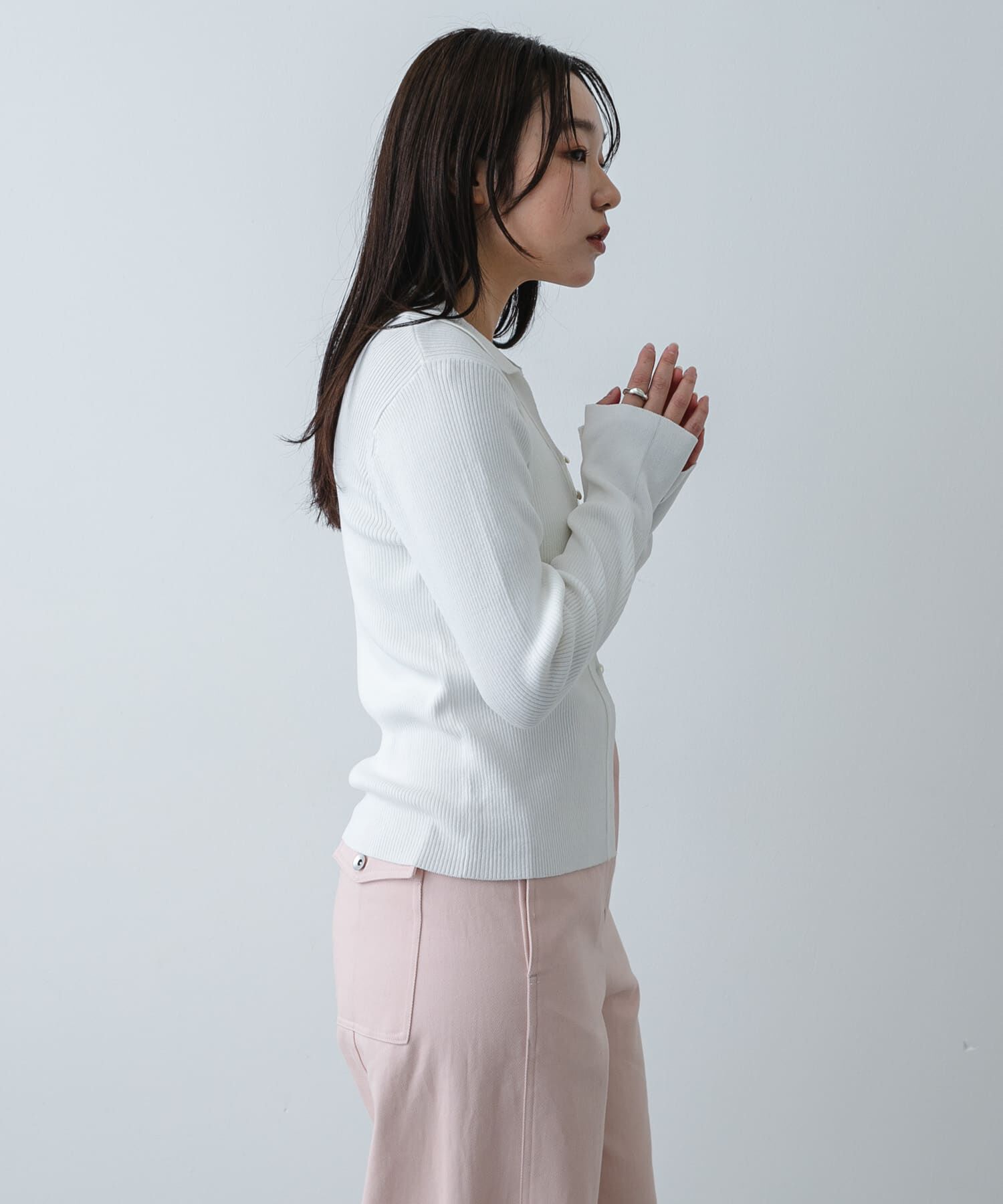 SENSE OF PLACE by URBAN RESEARCH「『一部WEB限定ｶﾗｰ』『洗濯可』ﾒﾀﾙﾎﾞﾀﾝｴﾘﾂｷｺﾝﾊﾟｸﾄｶ 」|カーディガン|