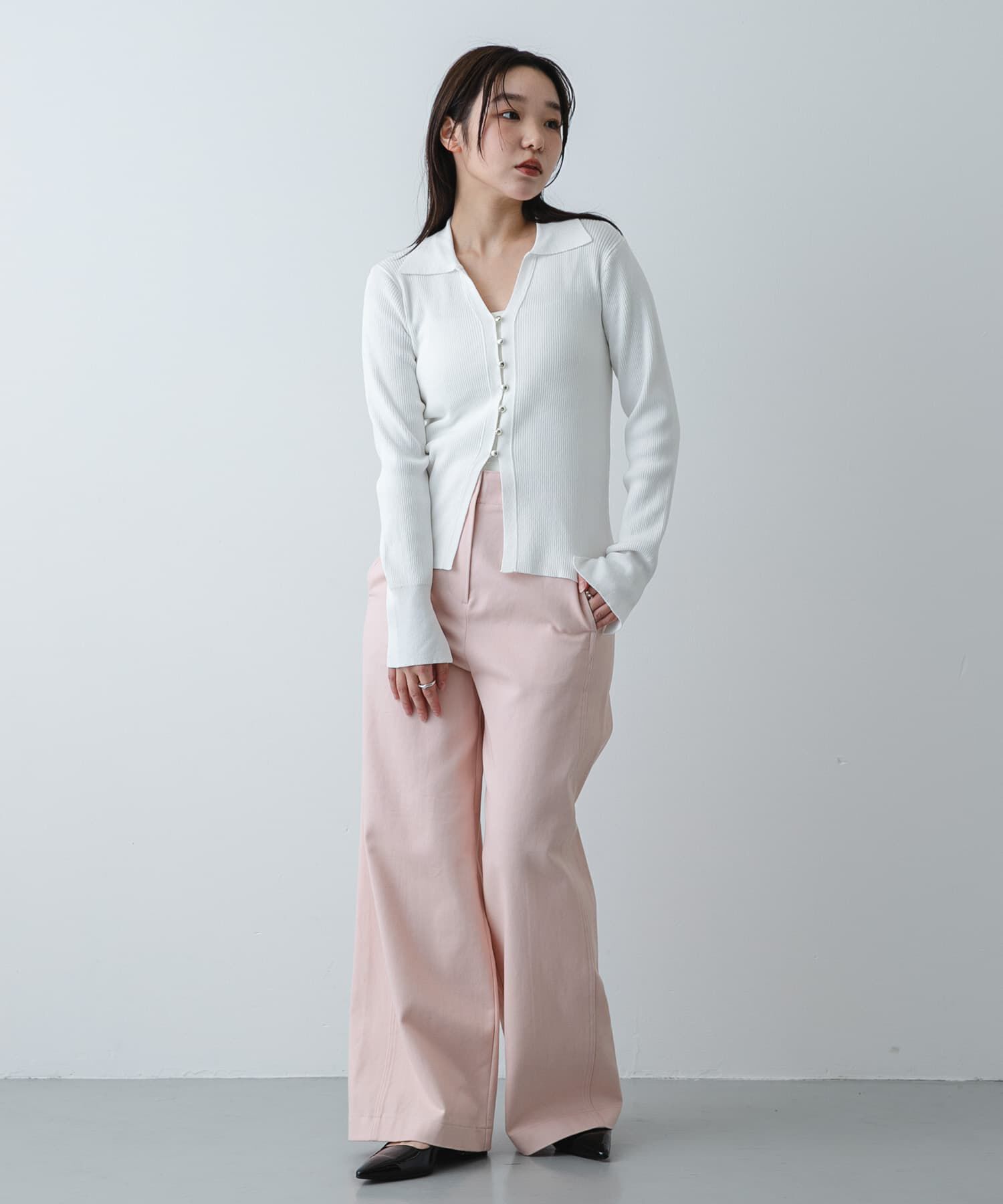 SENSE OF PLACE by URBAN RESEARCH「『一部WEB限定ｶﾗｰ』『洗濯可』ﾒﾀﾙﾎﾞﾀﾝｴﾘﾂｷｺﾝﾊﾟｸﾄｶ 」|カーディガン|