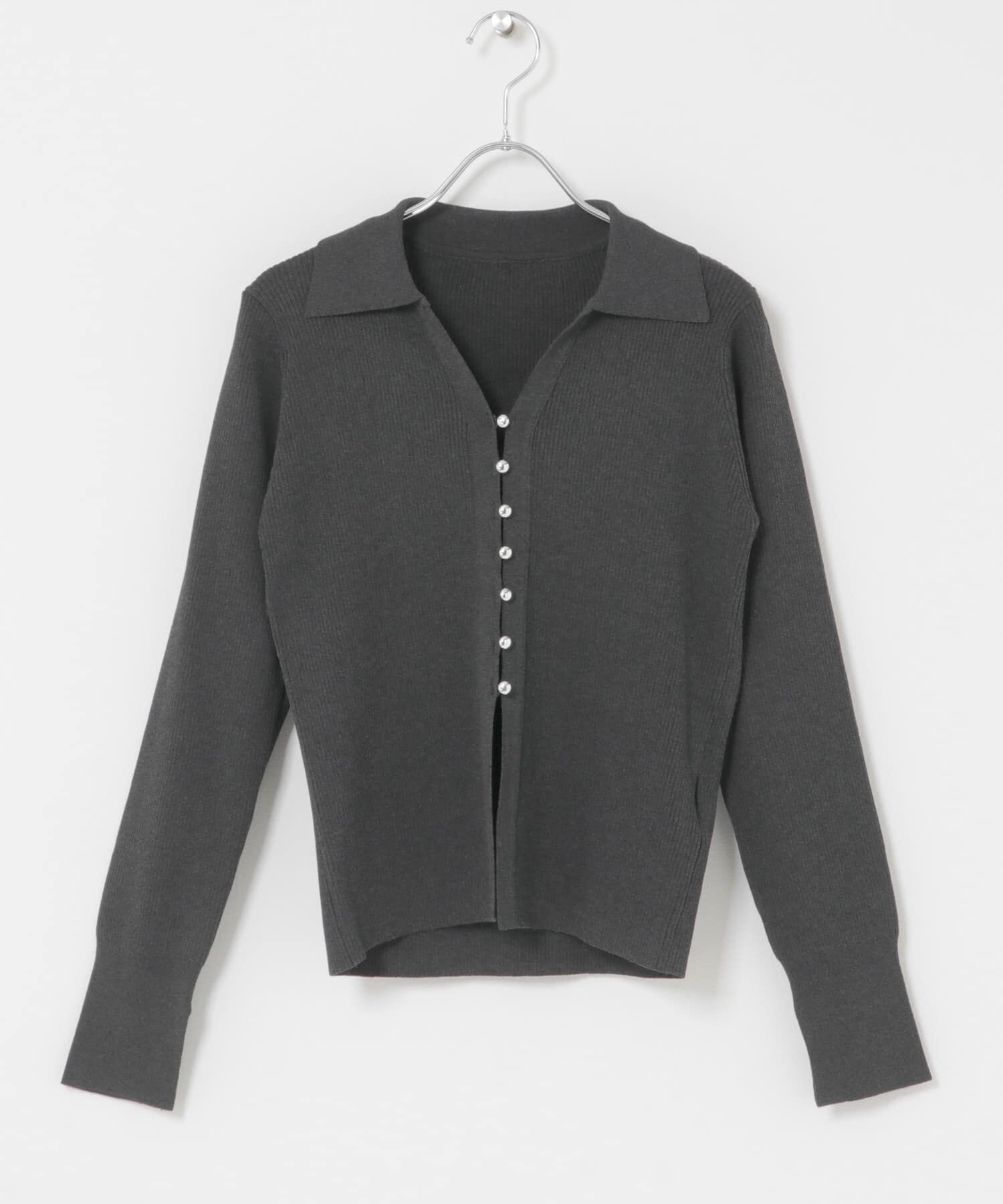 SENSE OF PLACE by URBAN RESEARCH「『一部WEB限定ｶﾗｰ』『洗濯可』ﾒﾀﾙﾎﾞﾀﾝｴﾘﾂｷｺﾝﾊﾟｸﾄｶ 」|カーディガン|