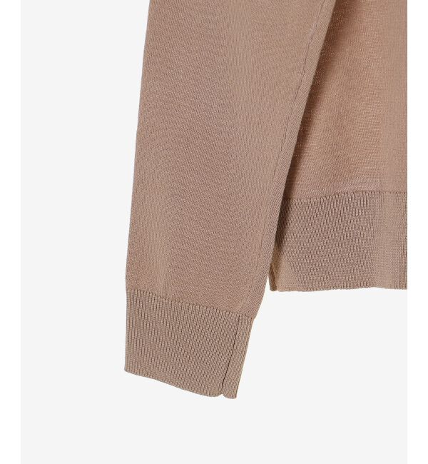  「《手洗い可能》チュール刺繍Vネックカーディガン」|カーディガン|