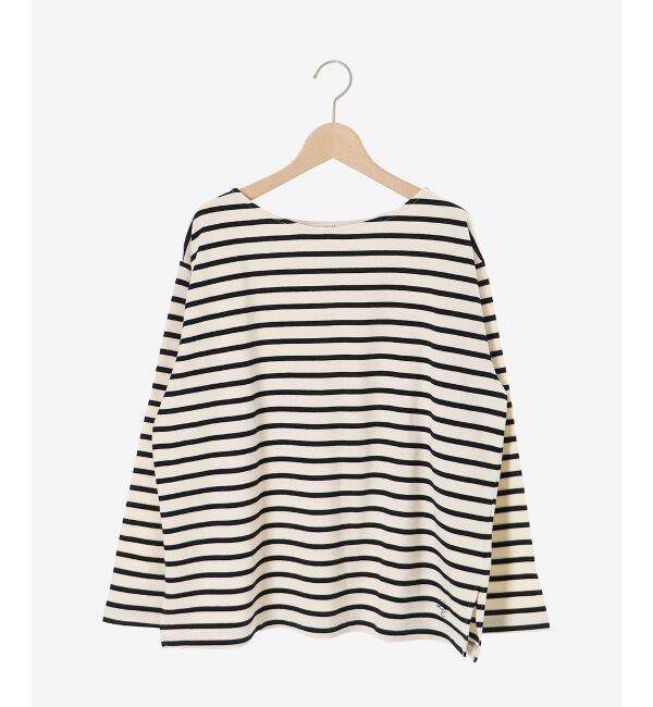  「《手洗い可能》バスクボーダーロンT」|Tシャツ・カットソー|