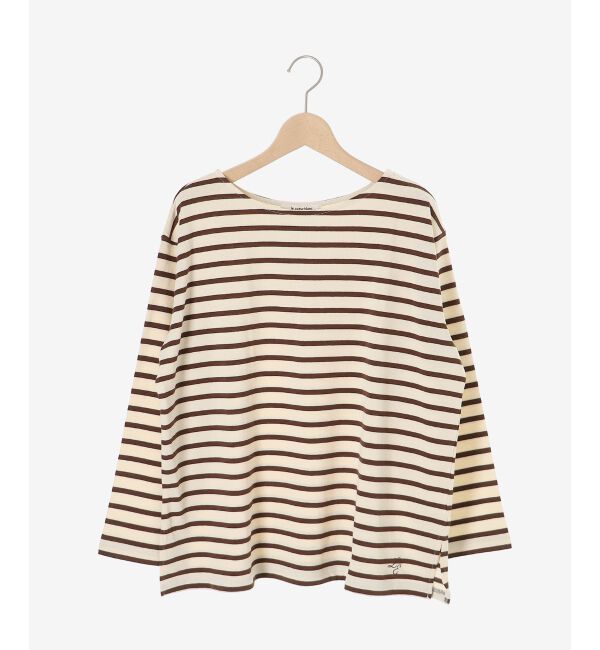  「《手洗い可能》バスクボーダーロンT」|Tシャツ・カットソー|