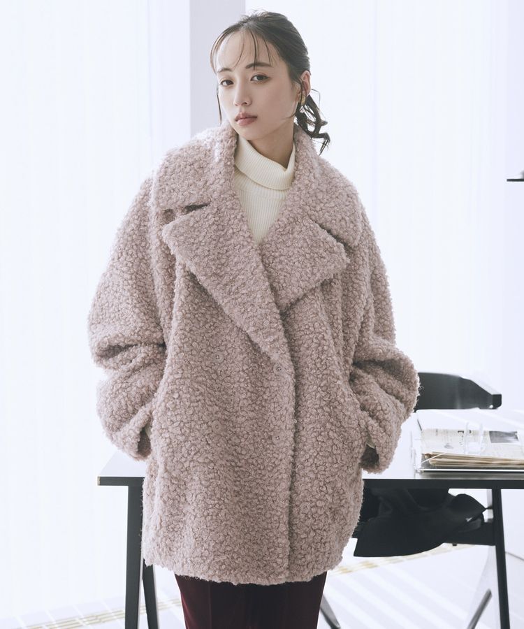 earth music&ecology「レンチング(TM)エコヴェロ(TM)(リブタートル)」|ニット・セーター|