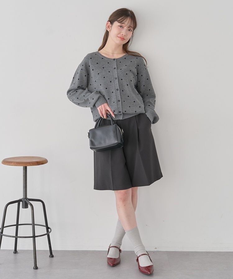 earth music&ecology「ドットジャガードカーディガン」|カーディガン|