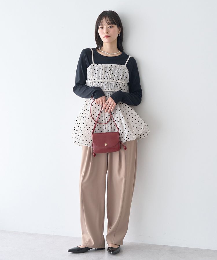 earth music&ecology「サイドギャザープルオーバー」|Tシャツ・カットソー|