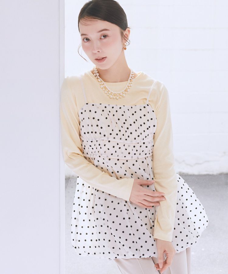 earth music&ecology「サイドギャザープルオーバー」|Tシャツ・カットソー|