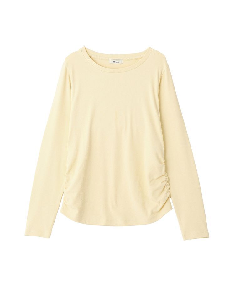 earth music&ecology「サイドギャザープルオーバー」|Tシャツ・カットソー|