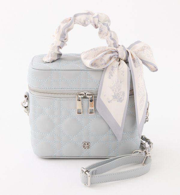  「ギャザーリボンハンドルバニティバッグ」|ショルダー・メッセンジャー|