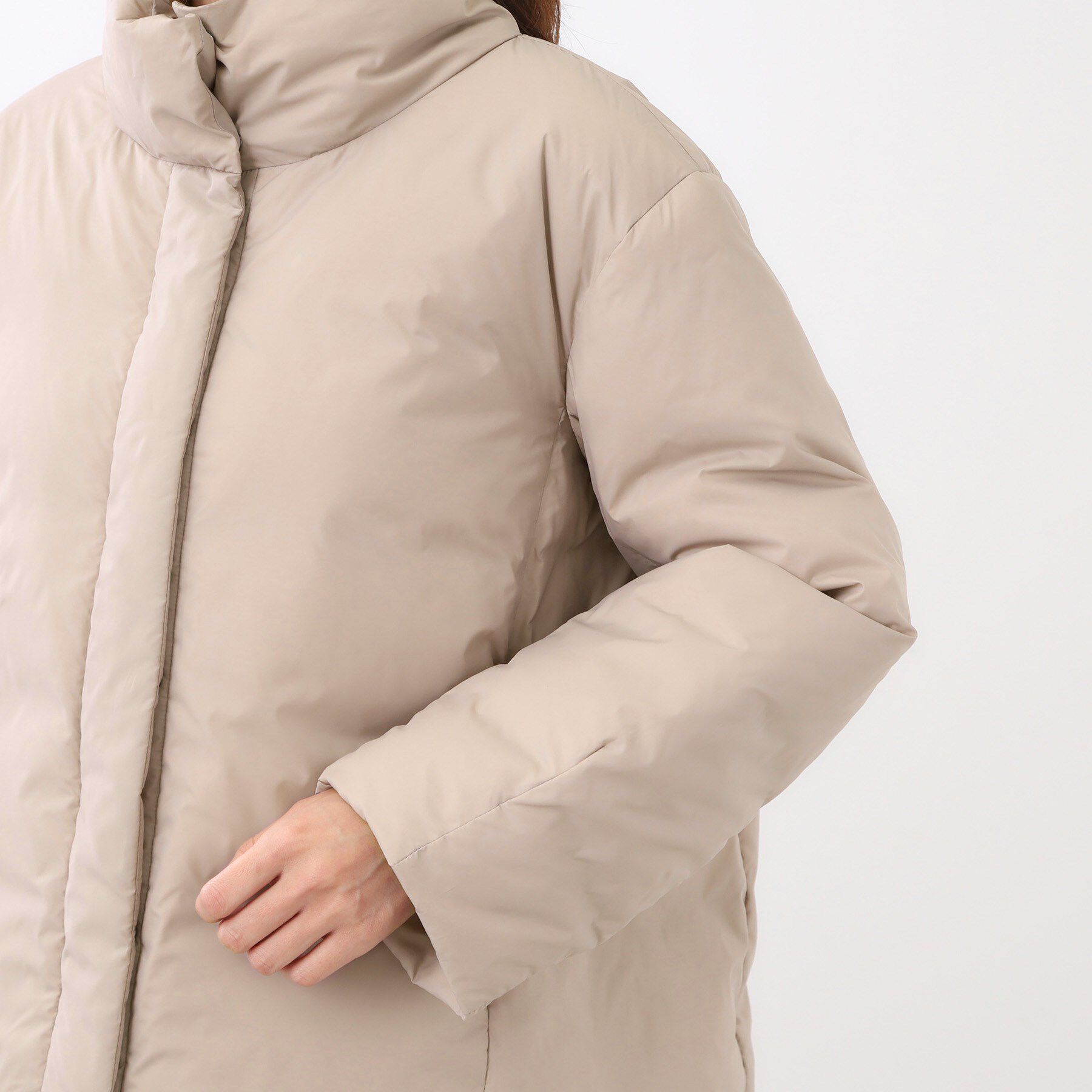 Reflect「【すっきりシルエット】ショート丈ダウンコート」|ダウン|