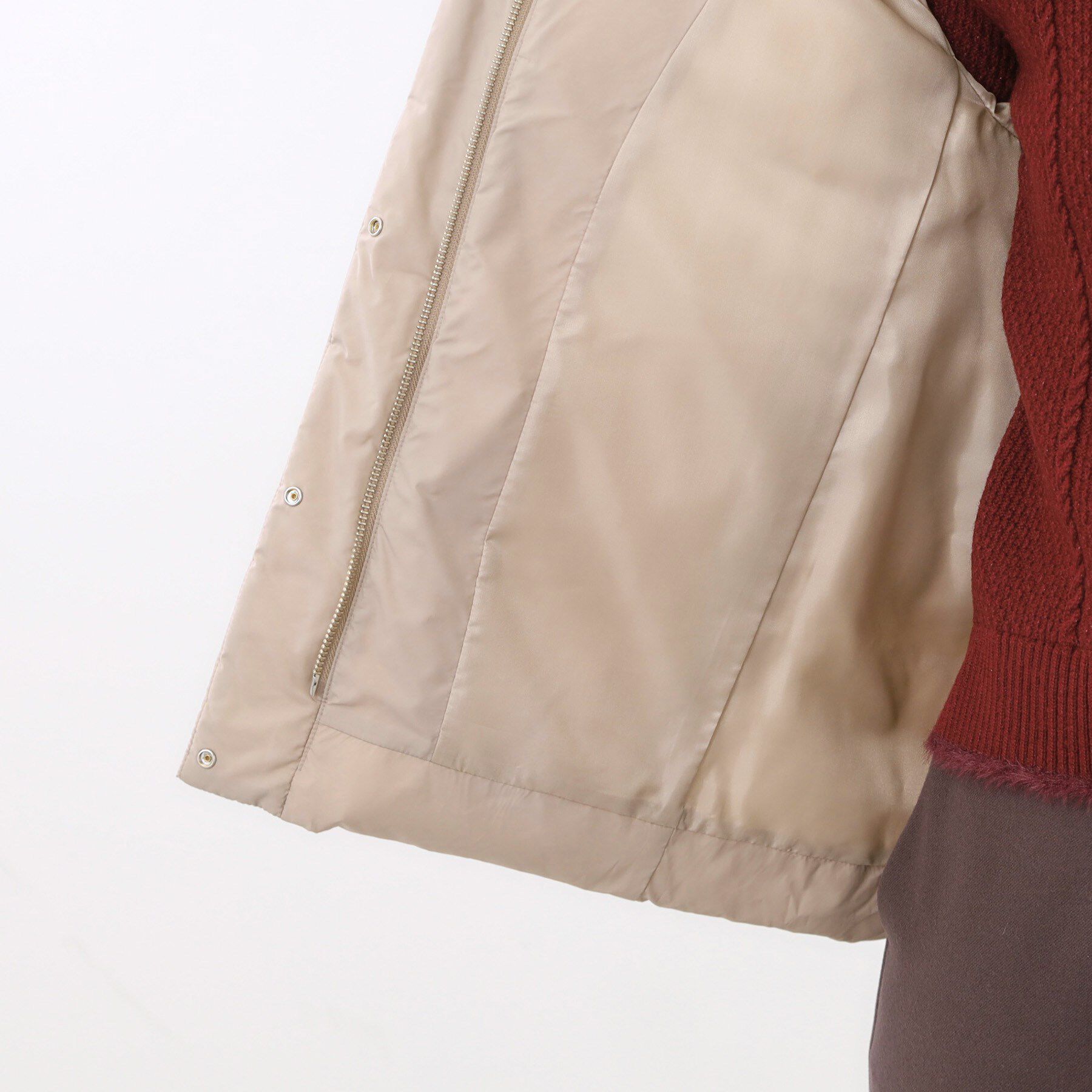 Reflect「【すっきりシルエット】ショート丈ダウンコート」|ダウン|