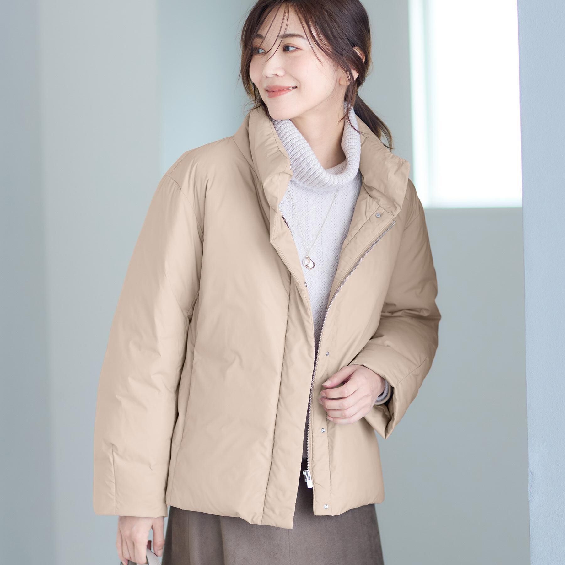 Reflect「【すっきりシルエット】ショート丈ダウンコート」|ダウン|