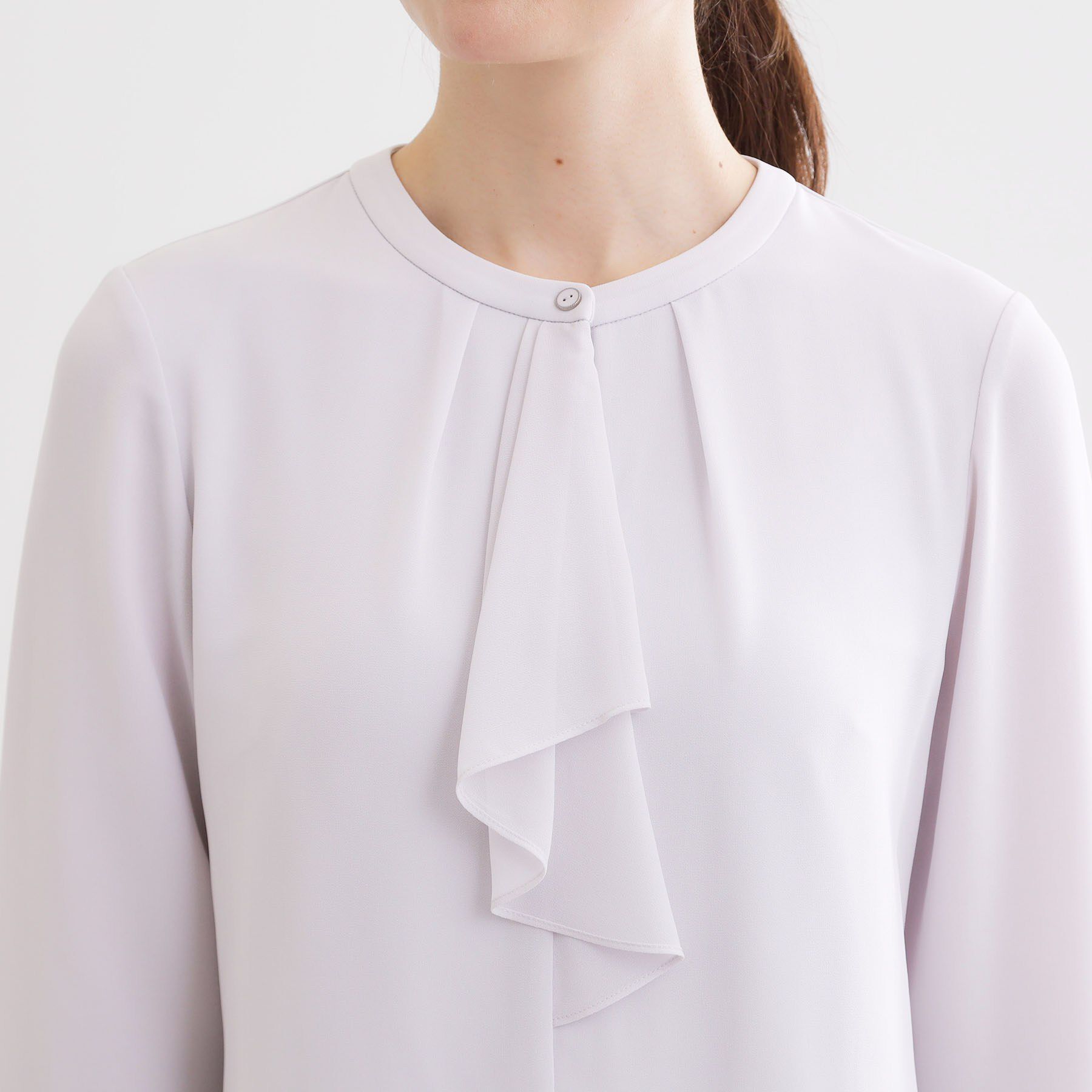 Reflect「フロントフリルシフォンブラウス」|シャツ・ブラウス|