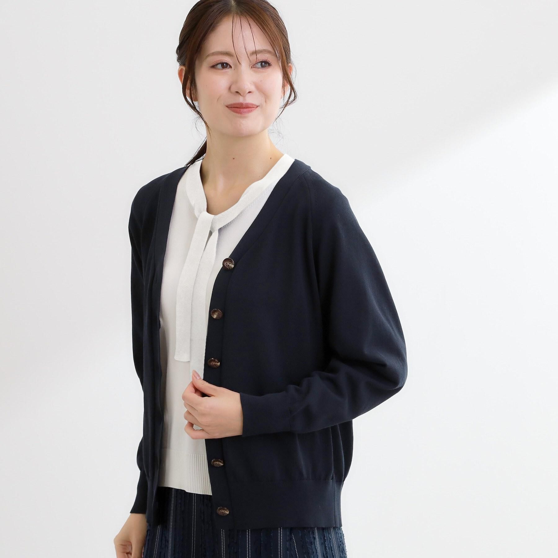 Reflect「ハイゲージVネックカーディガン」|カーディガン|