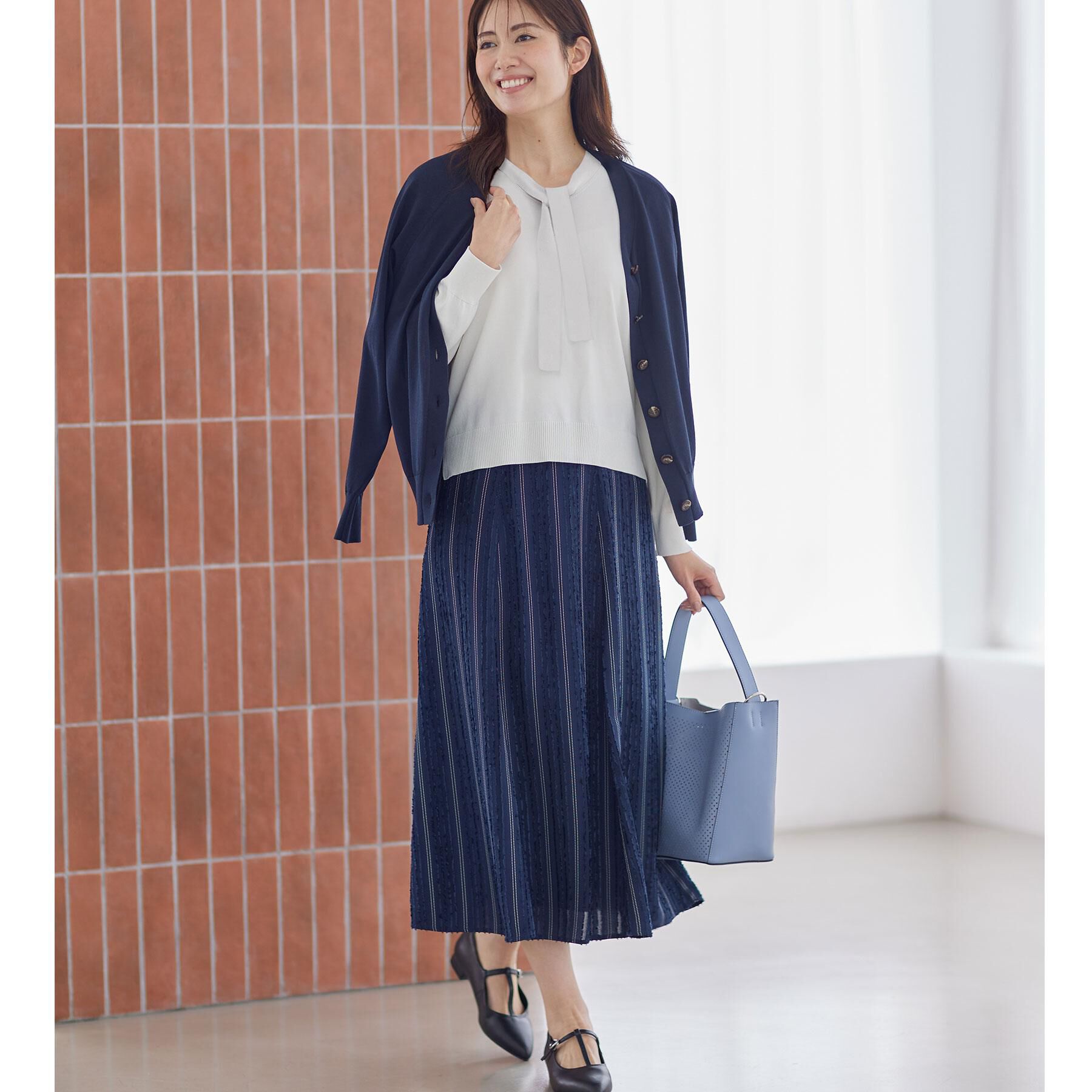 Reflect「ハイゲージVネックカーディガン」|カーディガン|