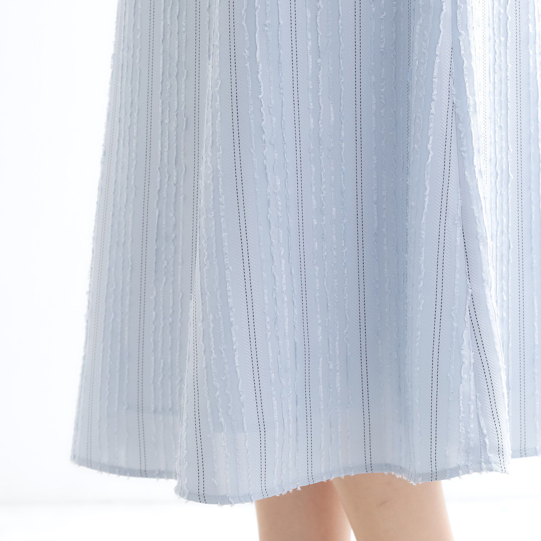 Reflect「【セットアップ可】ストライプ柄ジャカードスカート」|スカート|