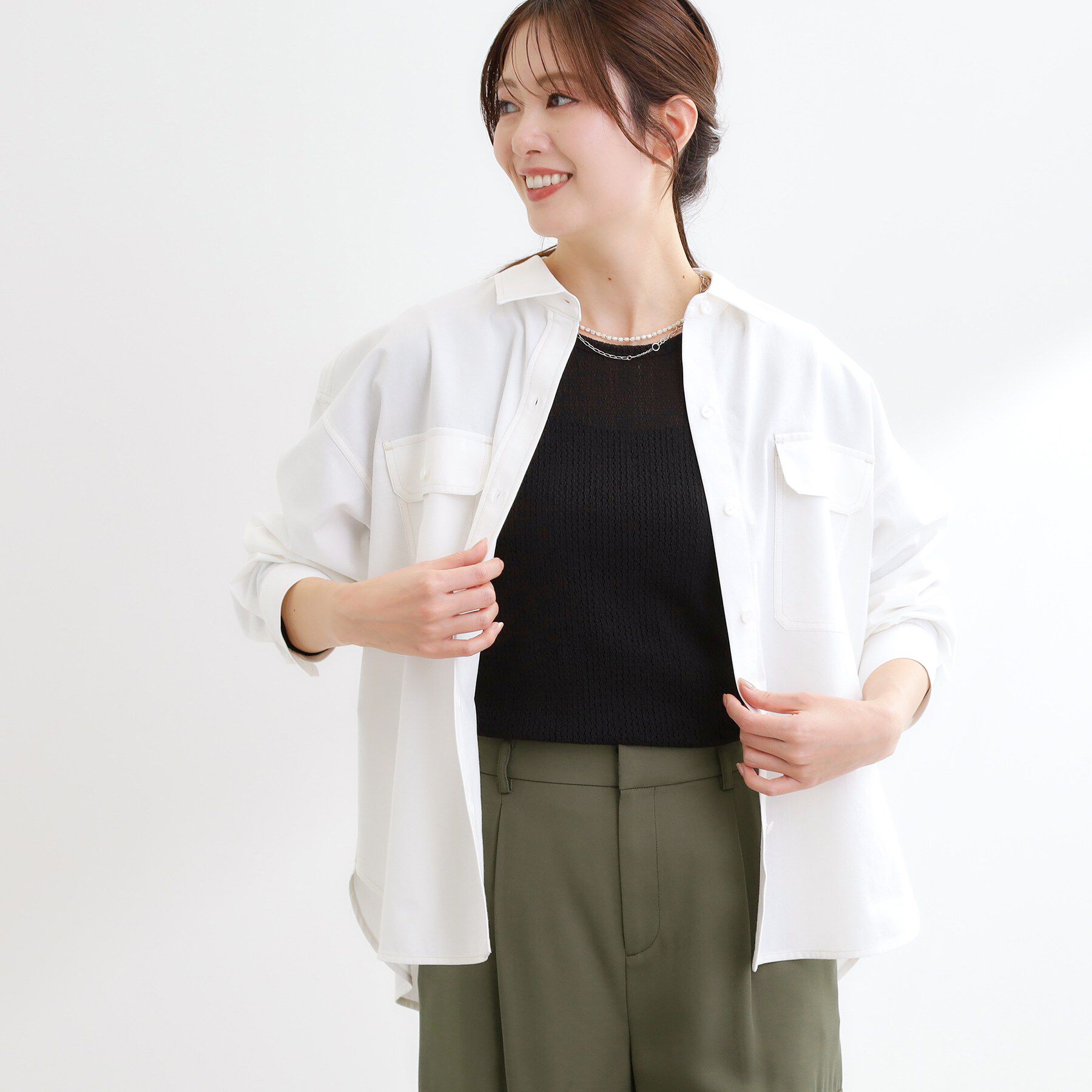 Reflect「【羽織にも◎】ダンガリーシャツ」|シャツ・ブラウス|