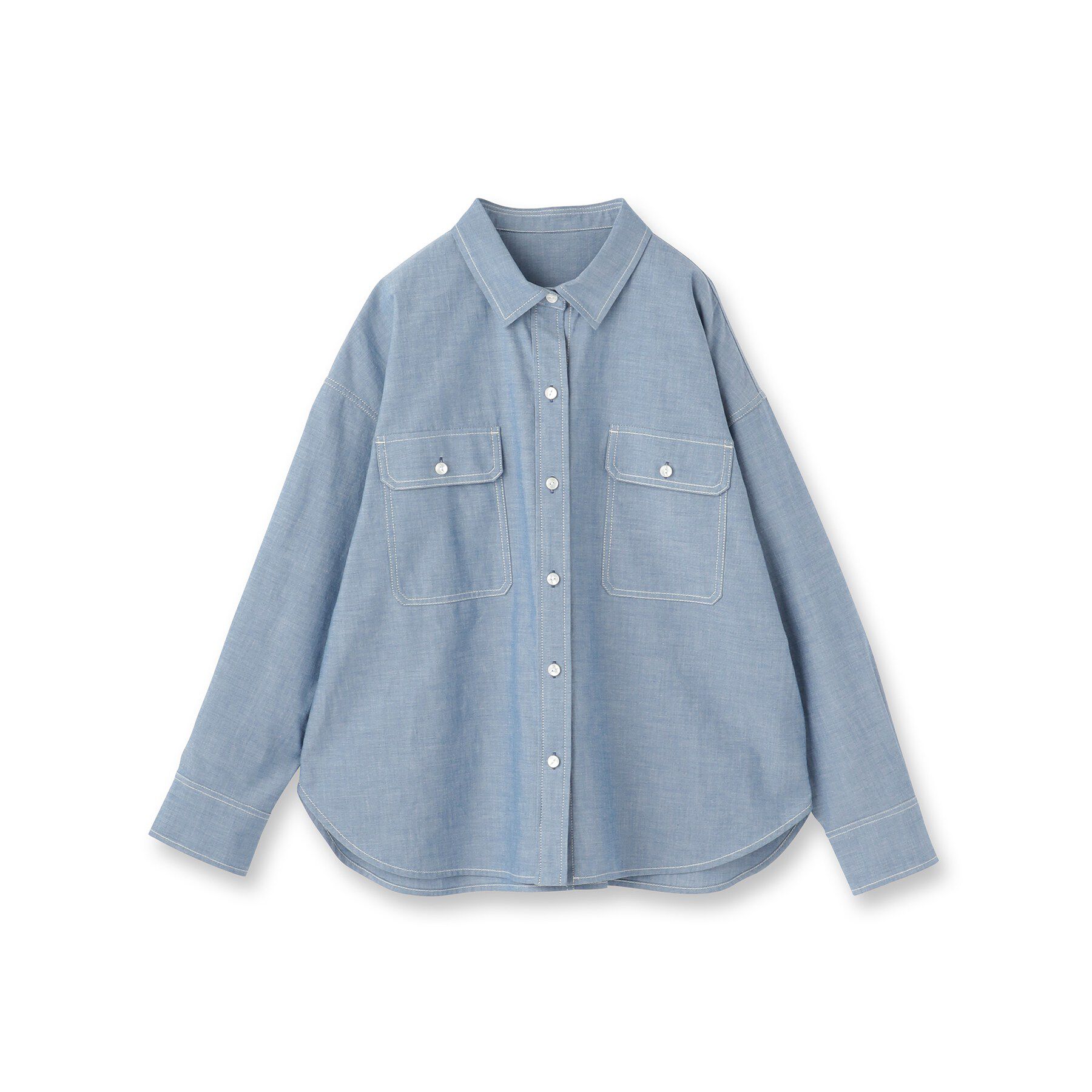 Reflect「【羽織にも◎】ダンガリーシャツ」|シャツ・ブラウス|