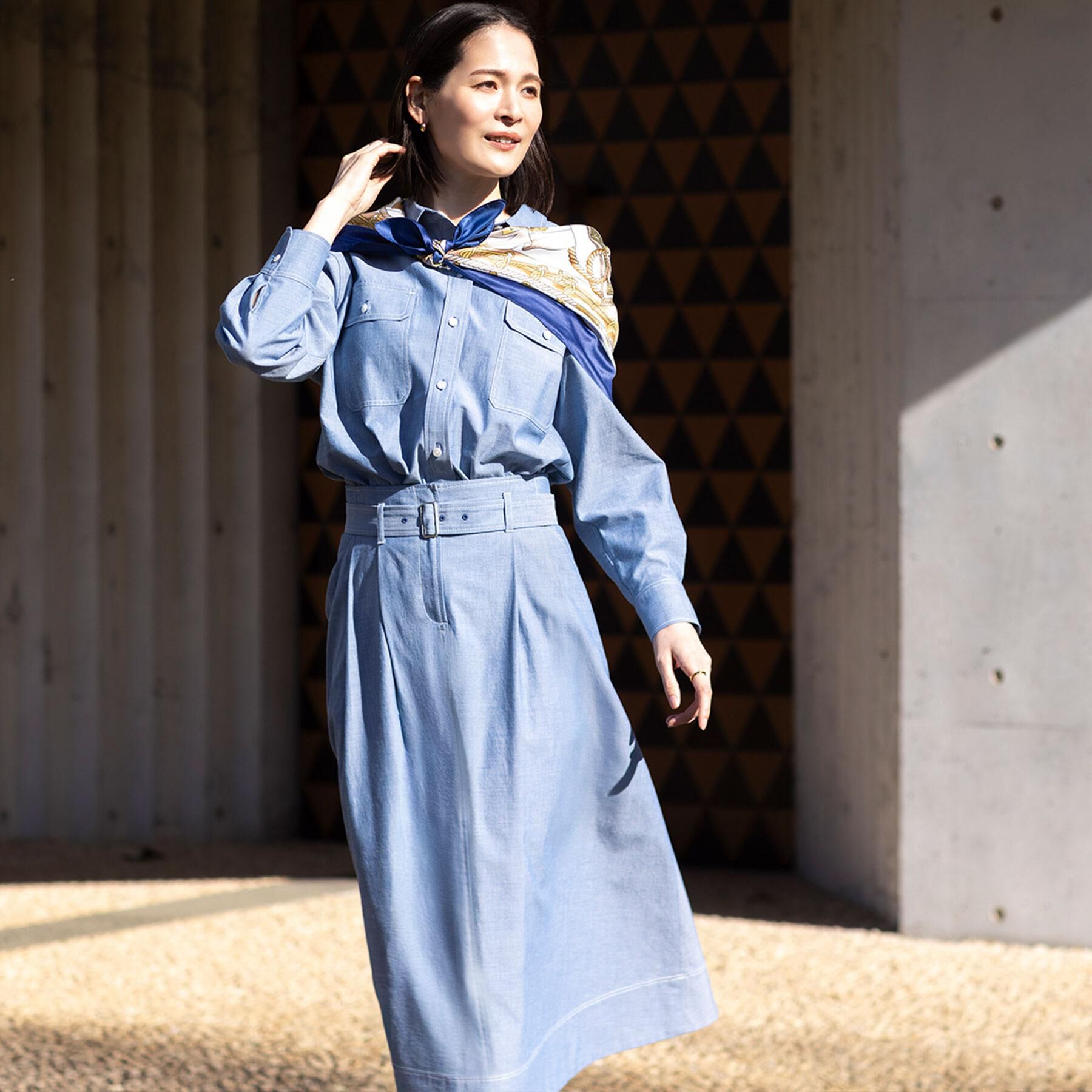 Reflect「【羽織にも◎】ダンガリーシャツ」|シャツ・ブラウス|