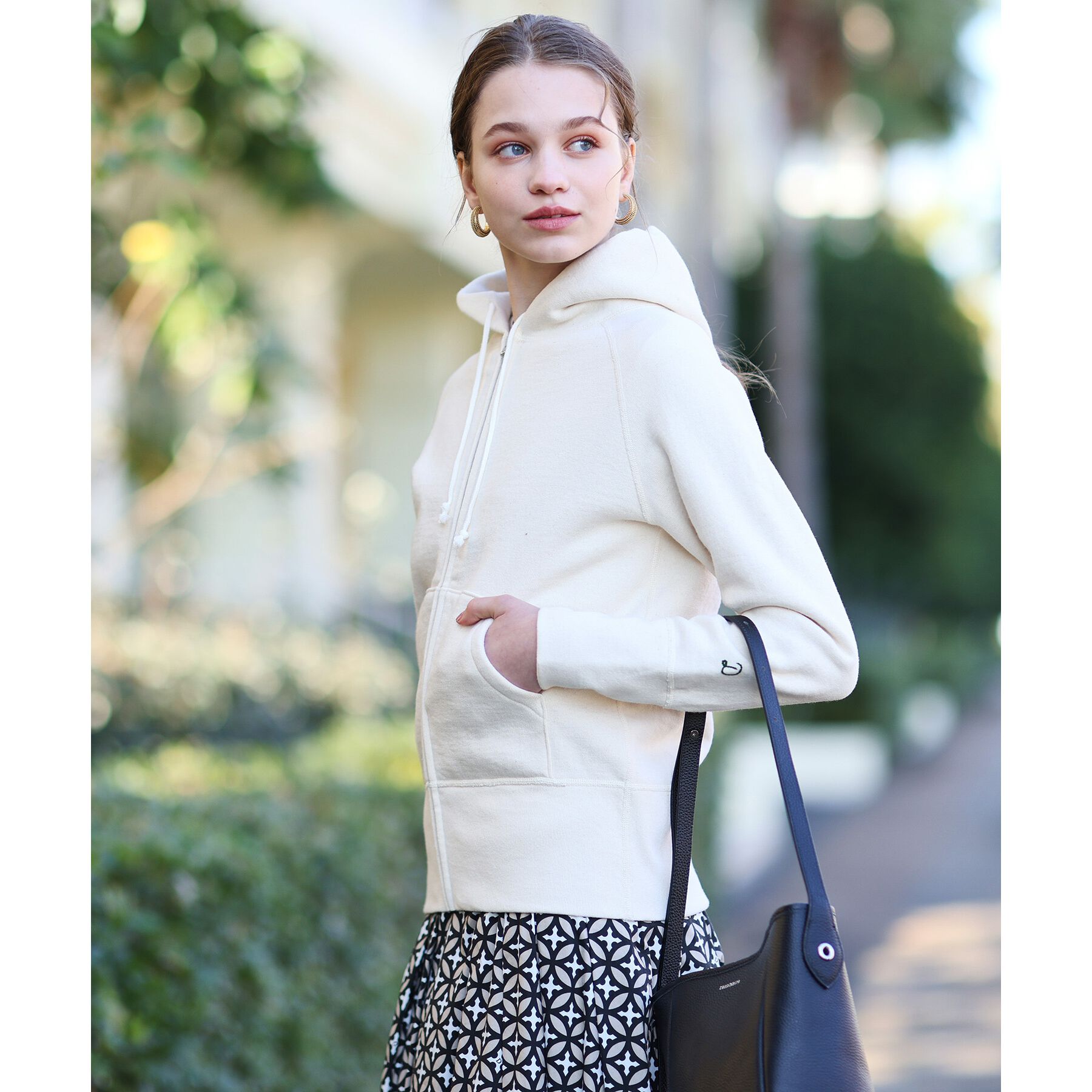 DRESSTERIOR「デキシー吊裏毛ジップアップパーカ」|パーカー|