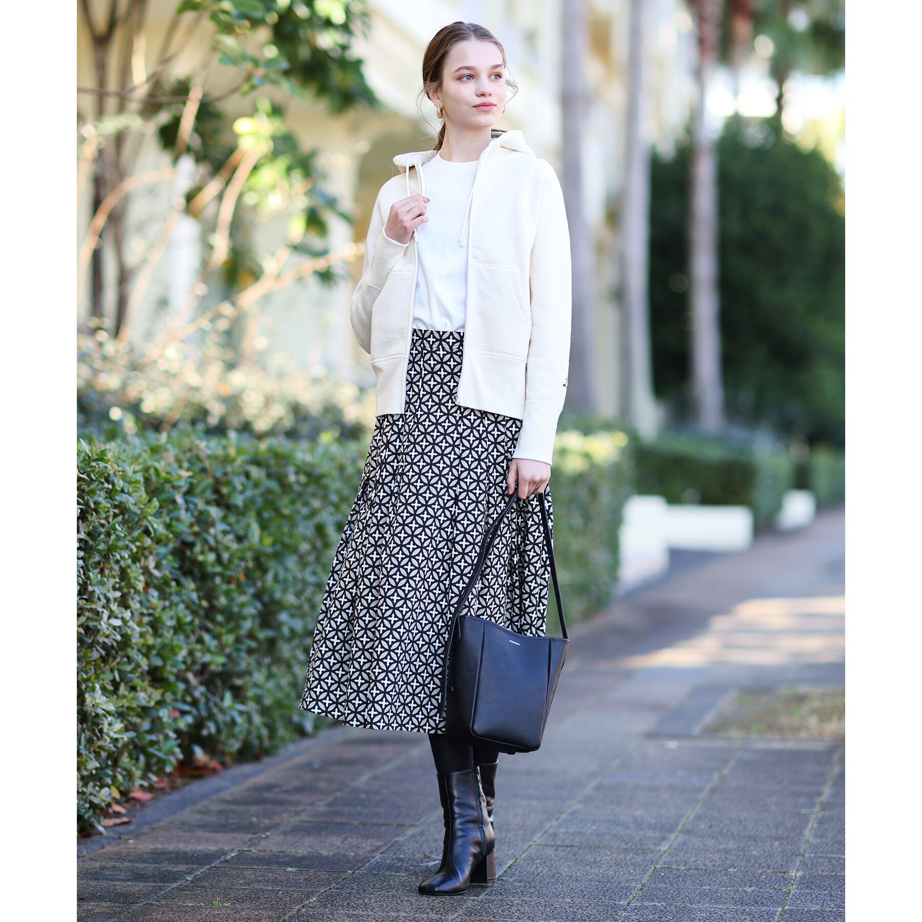 DRESSTERIOR「デキシー吊裏毛ジップアップパーカ」|パーカー|