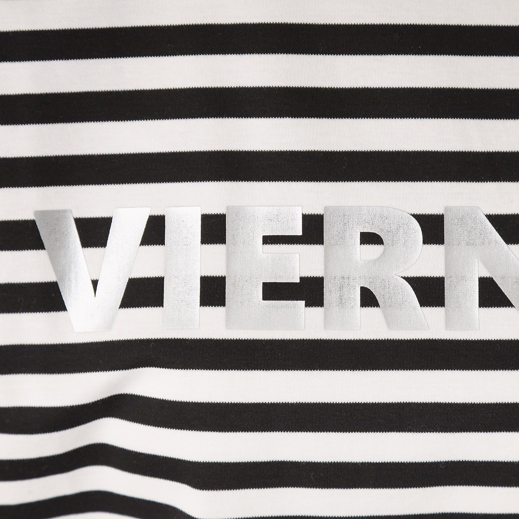 DRESSTERIOR「【接触冷感/抗菌防臭/消臭】アイスクリアコットン VIERNESロゴボーダーT」|Tシャツ・カットソー|