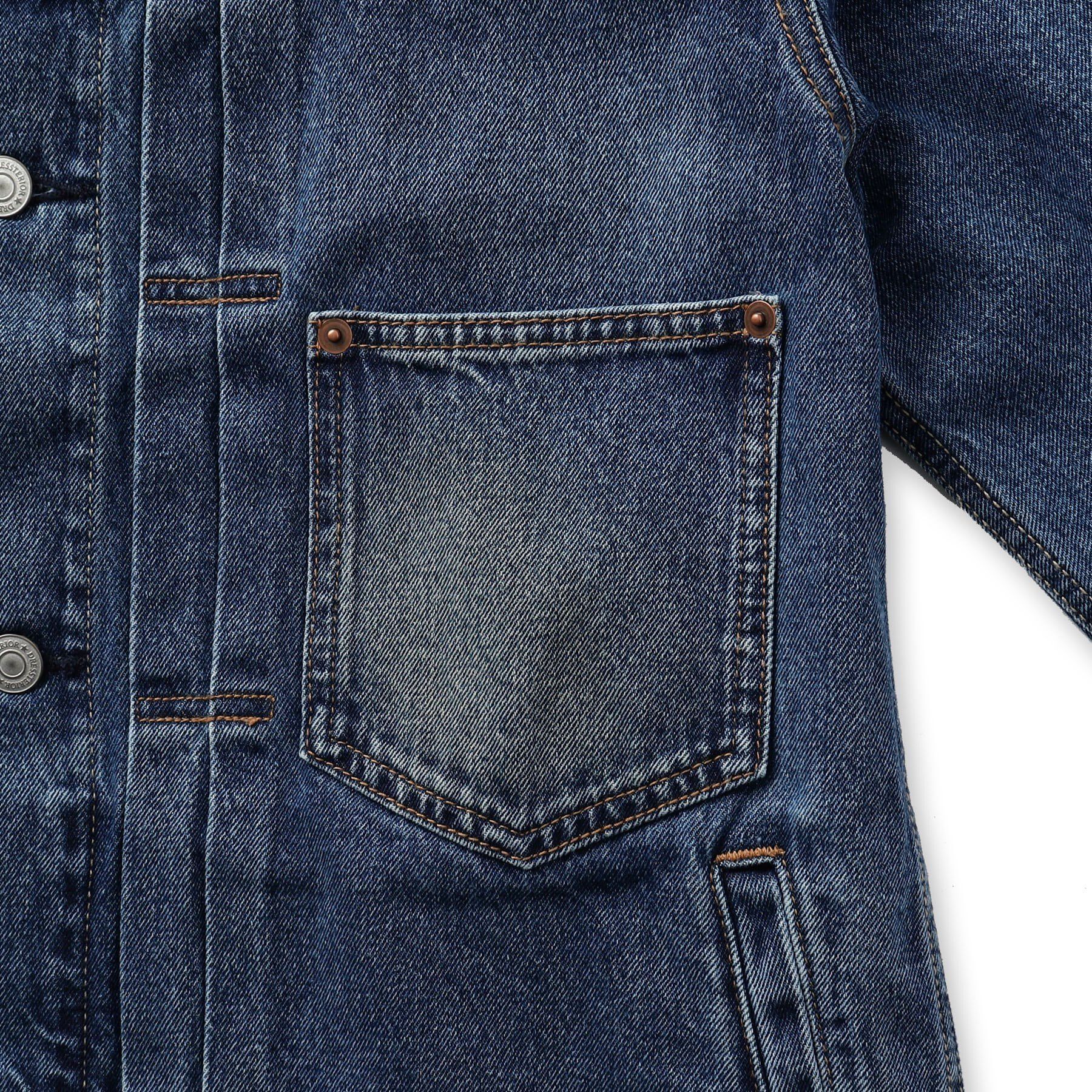 DRESSTERIOR「ファーストモデル ユーズドデニムGジャン」|デニムジャケット|