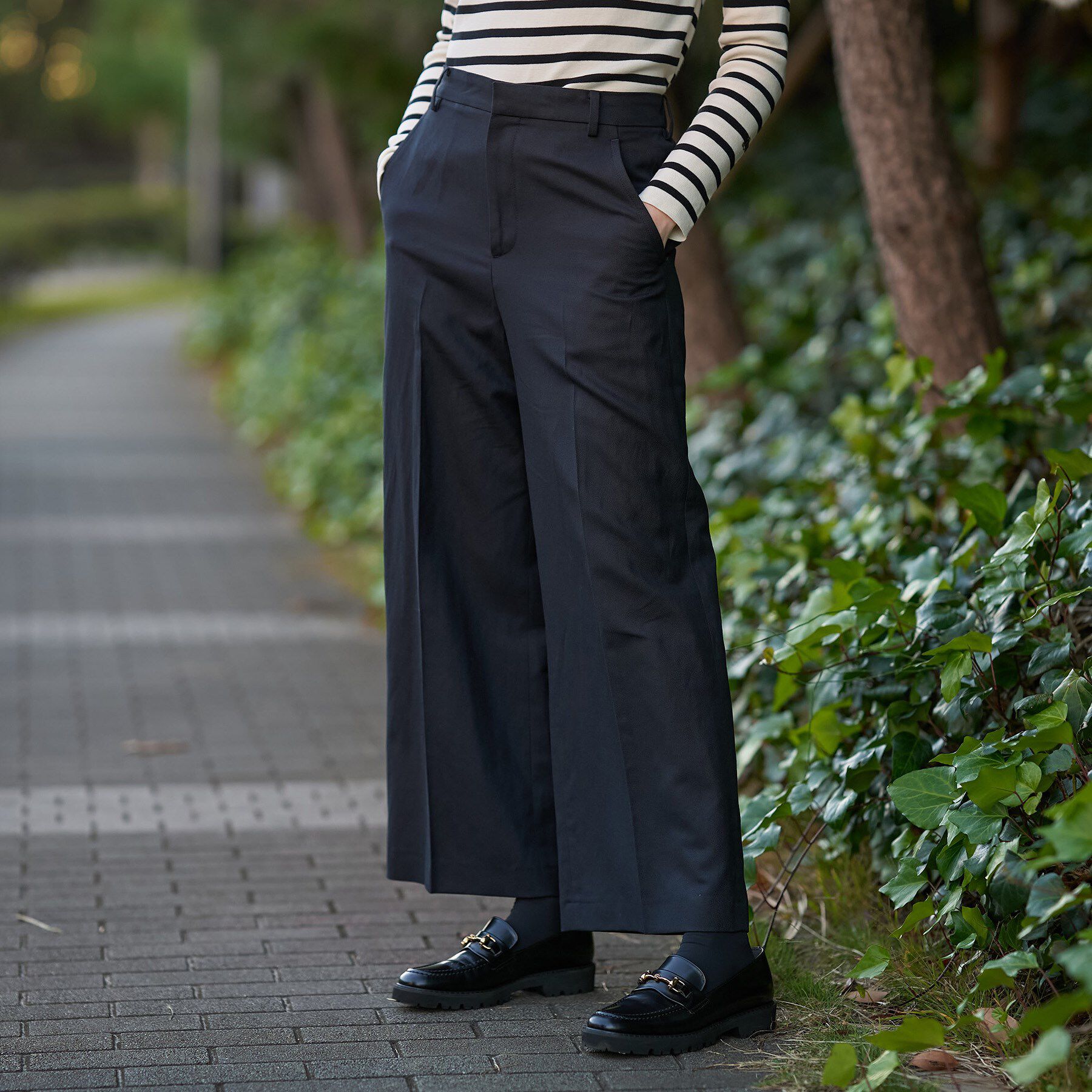 DRESSTERIOR「リネンブレンドワイドパンツ」|その他|