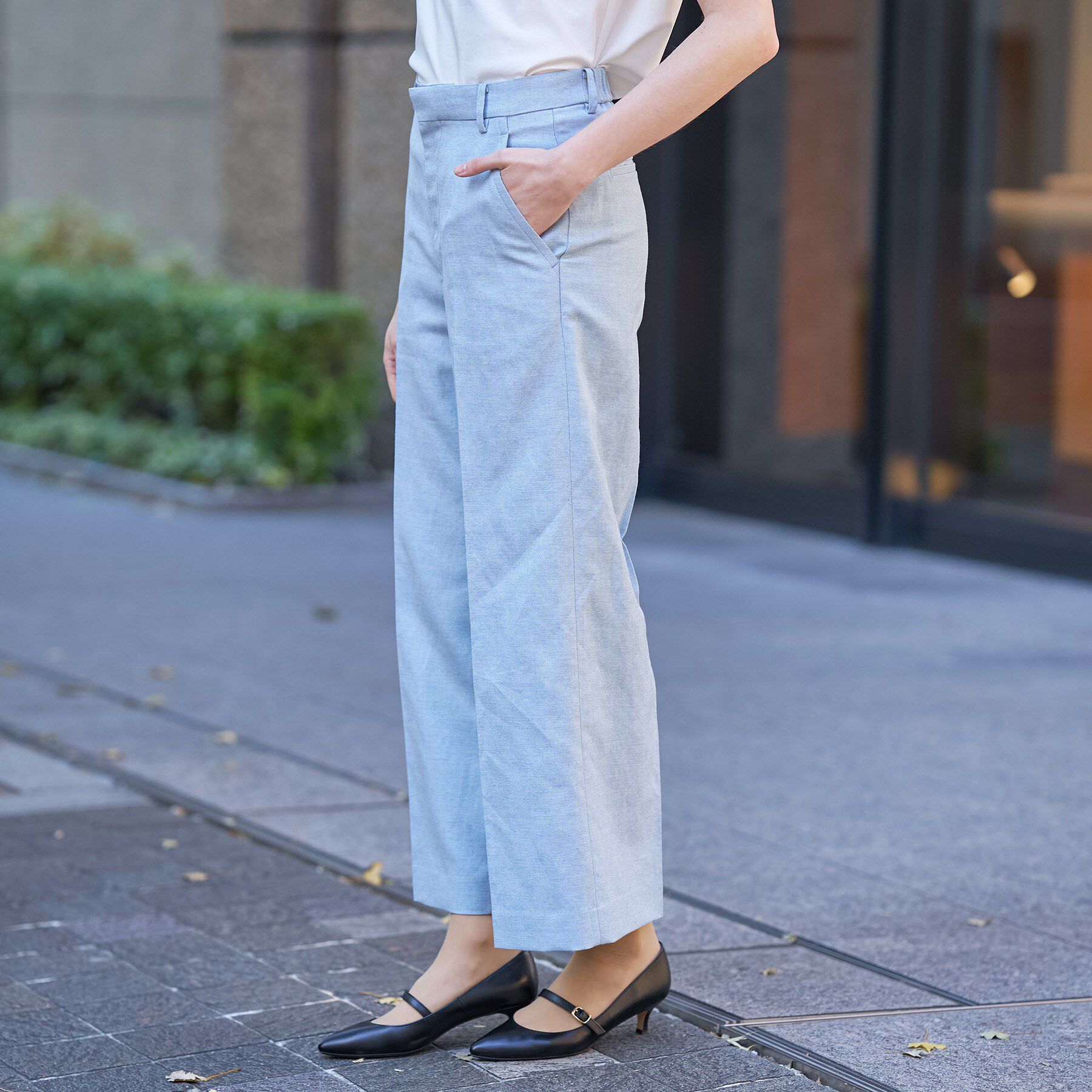 DRESSTERIOR「リネンブレンドワイドパンツ」|その他|