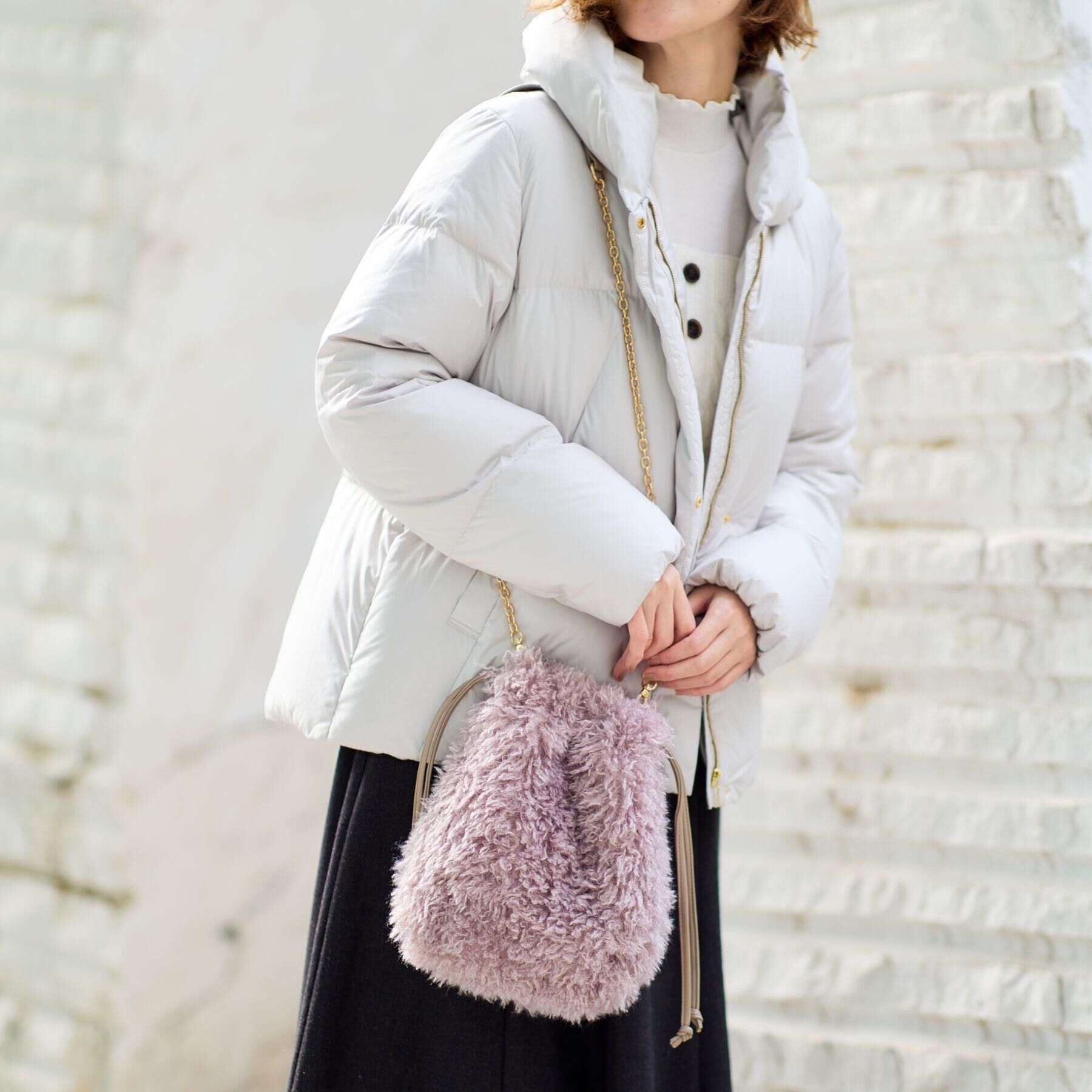 grove「プードル巾着チェーンショルダー」|ショルダー・メッセンジャー|