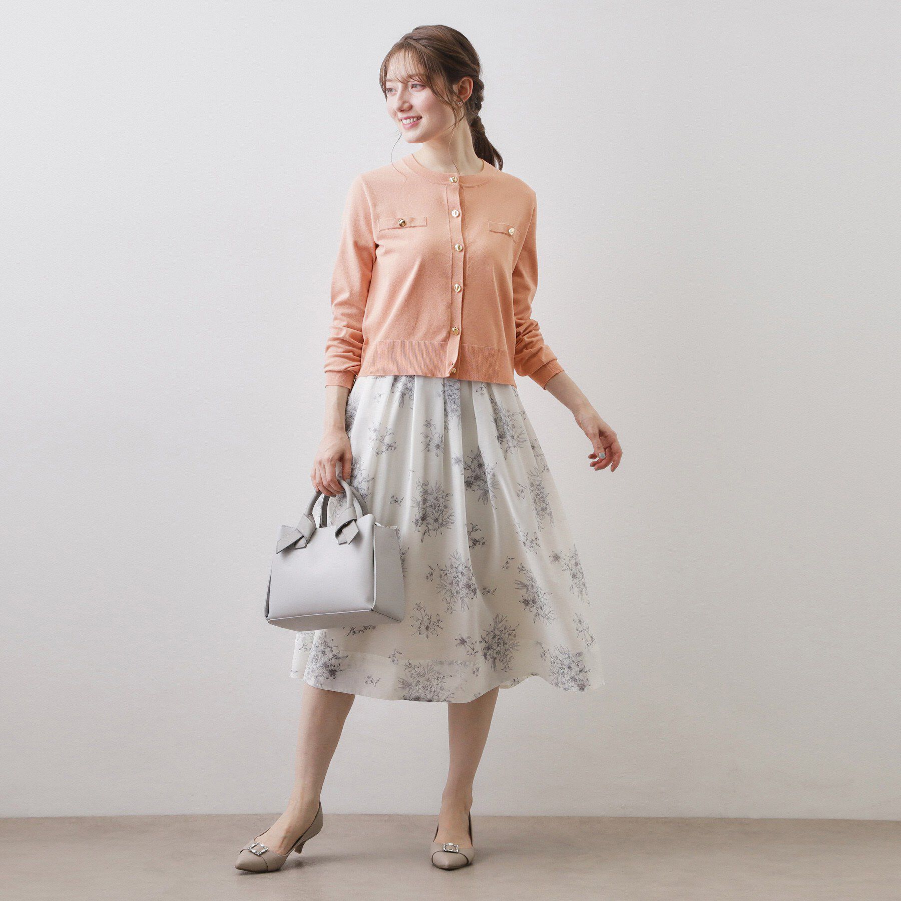 index「ボクシークルーネックカーディガン【洗濯機OK】《5col》」|カーディガン|