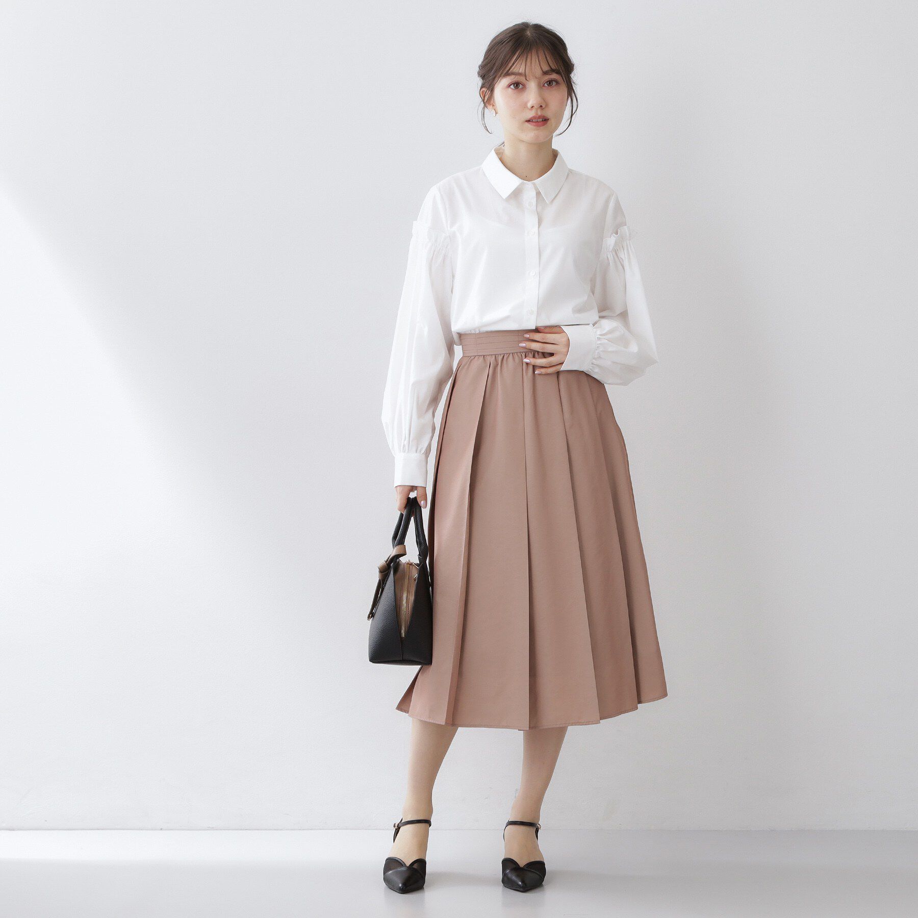 index「ボリュームスリーブブラウス【洗濯機OK】《5col》」|シャツ・ブラウス|