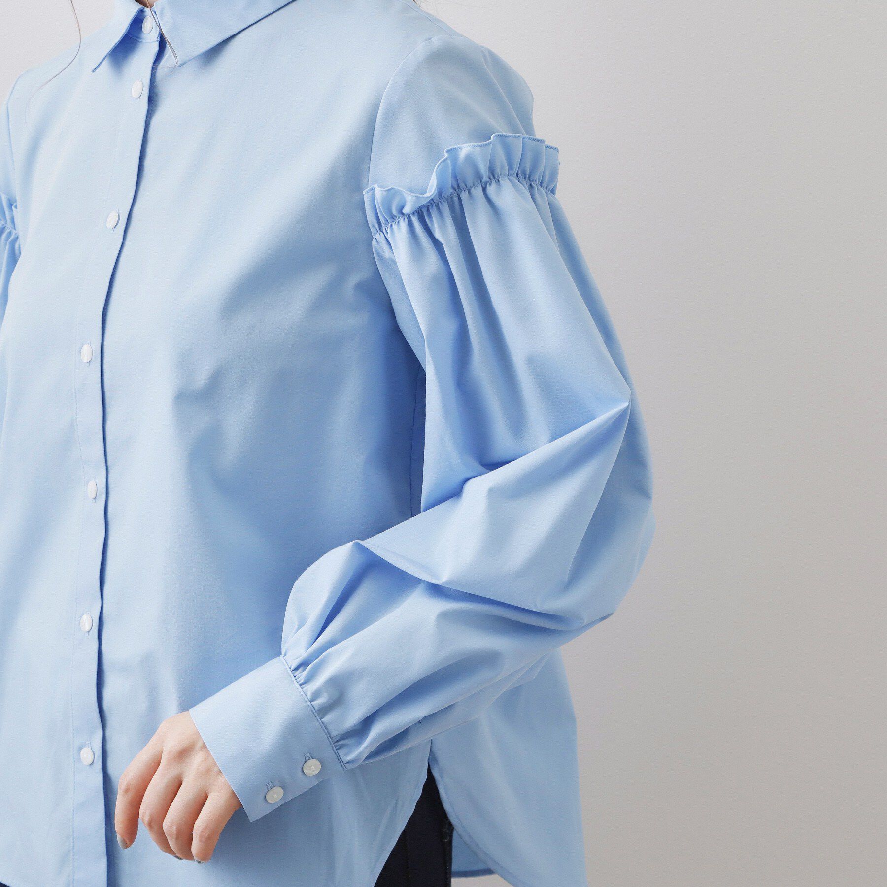 index「ボリュームスリーブブラウス【洗濯機OK】《5col》」|シャツ・ブラウス|