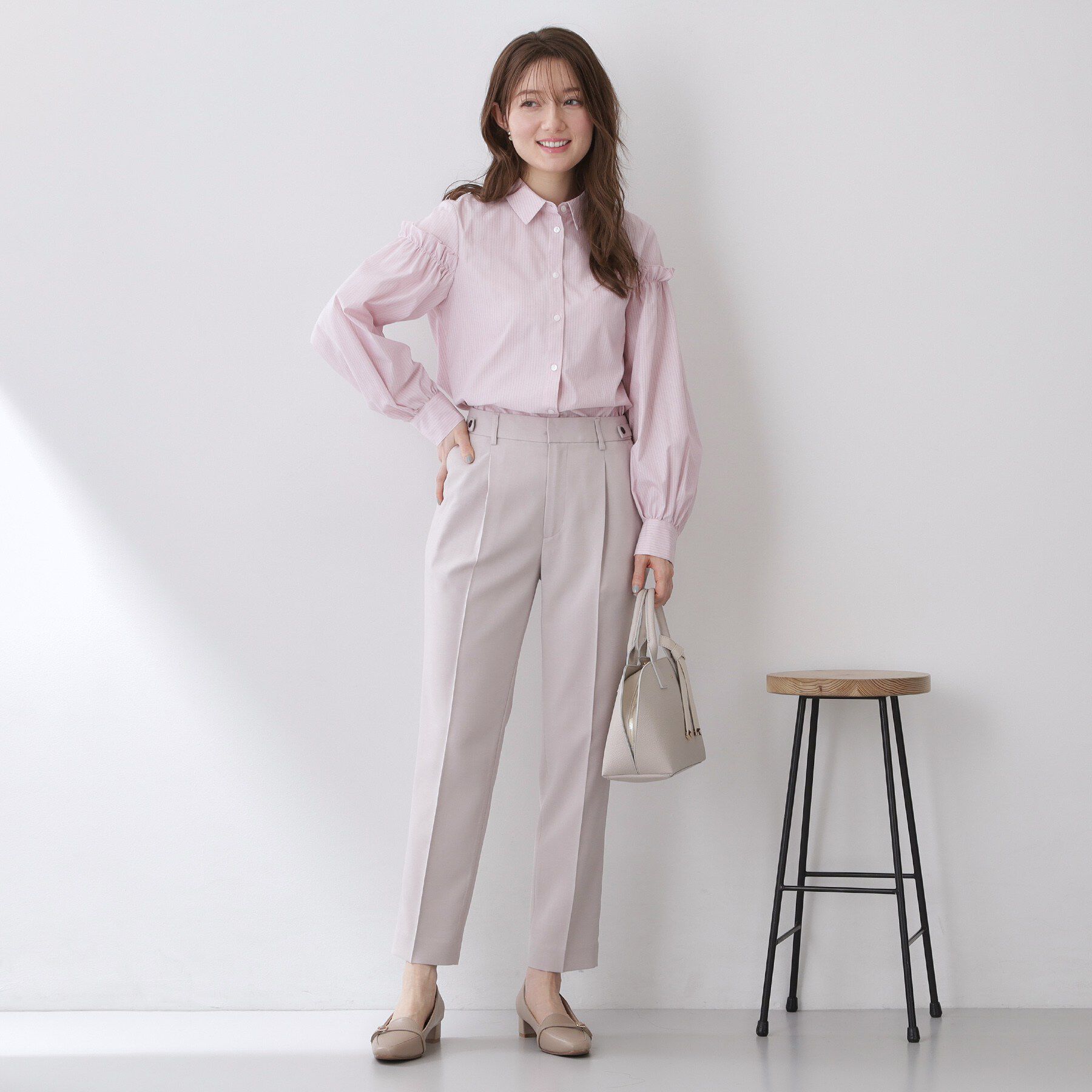 index「ボリュームスリーブブラウス【洗濯機OK】《5col》」|シャツ・ブラウス|