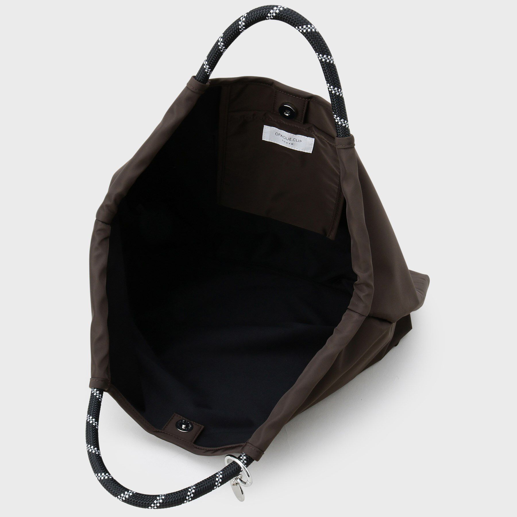 OPAQUE.CLIP「ロープハンドルドロストミドルトートバッグ【軽量／A4サイズ対応】」|トートバッグ|